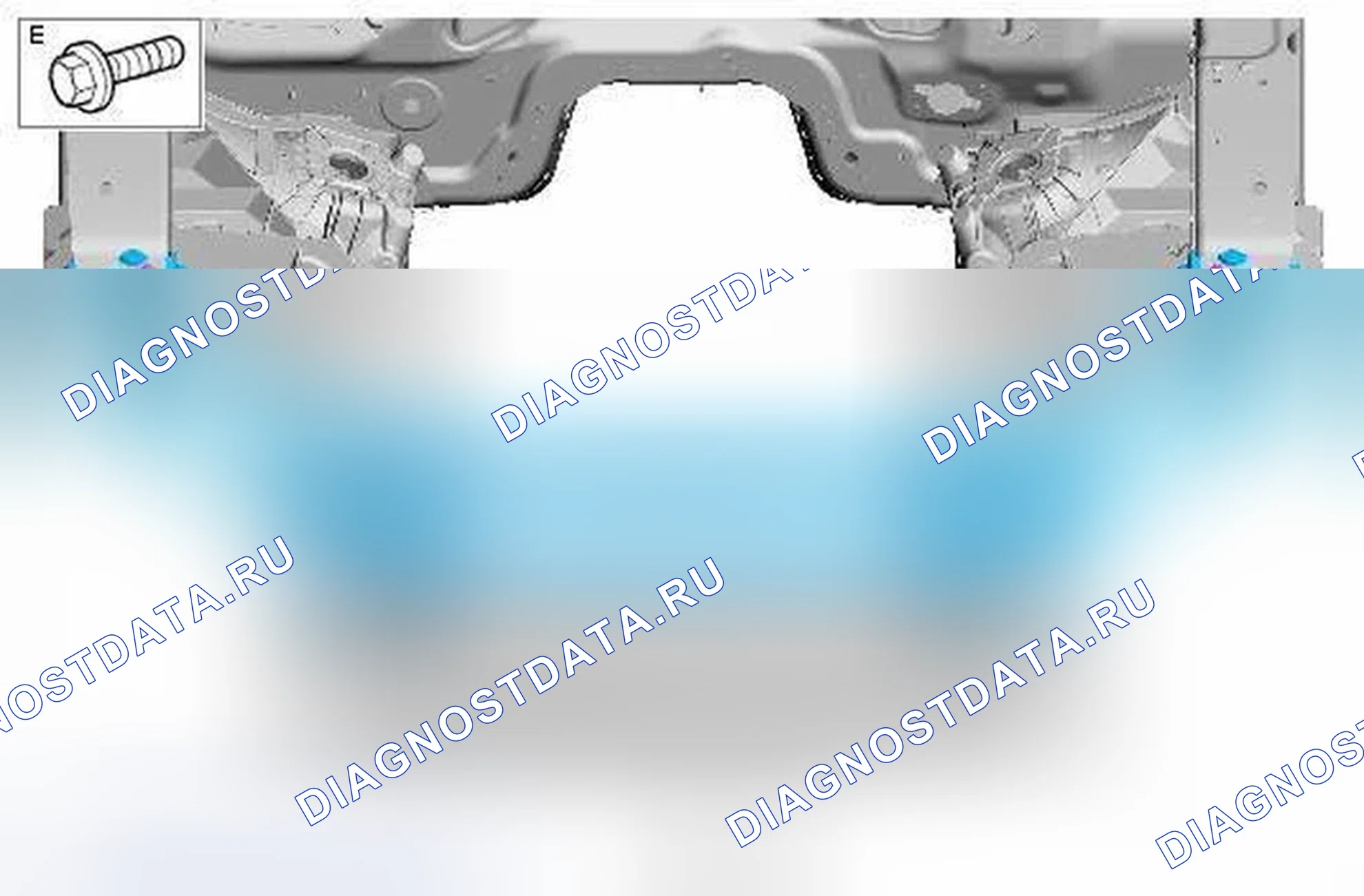 Рис. 219: ДЕМОНТАЖ. Jaguar XJ X351