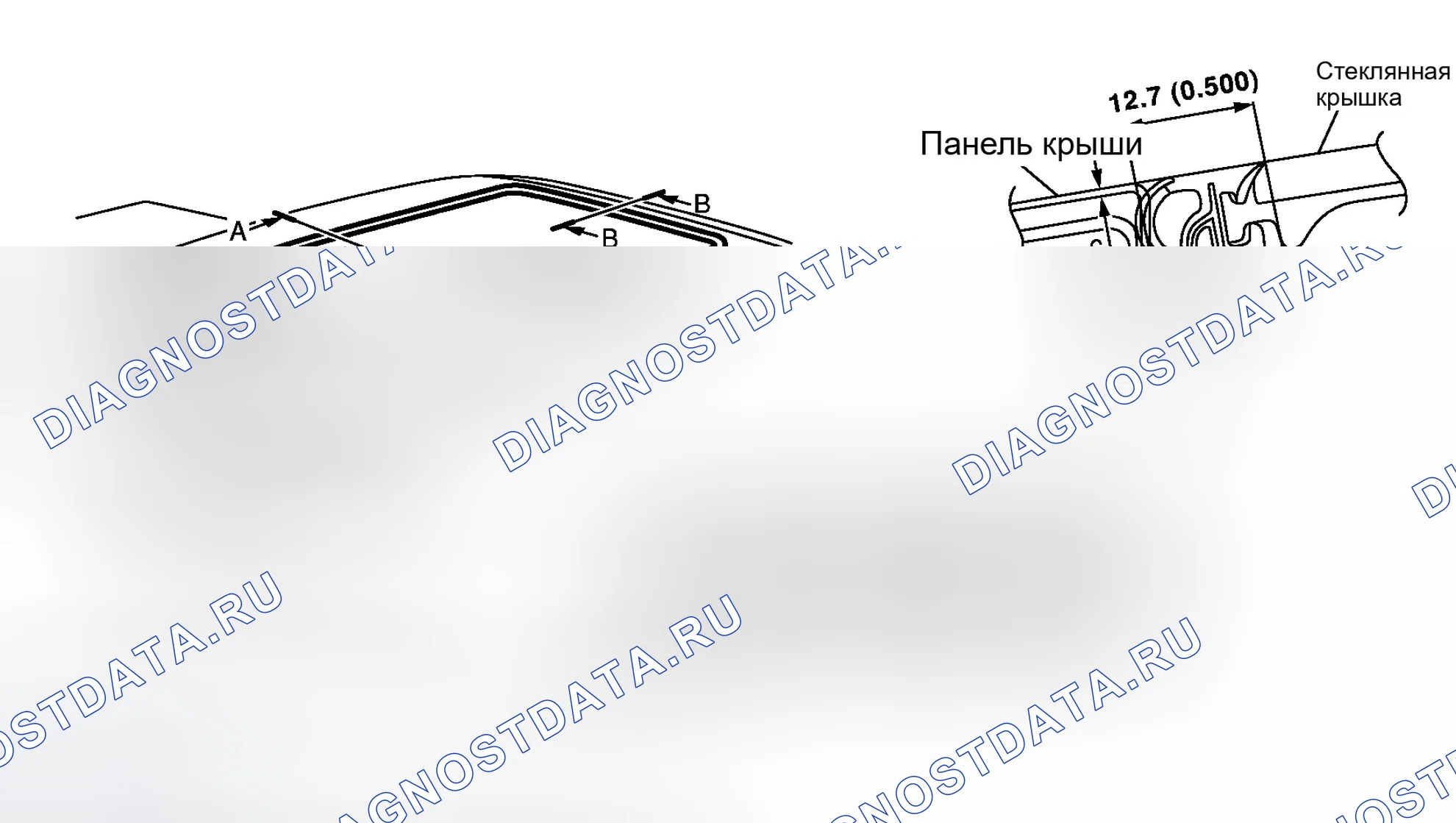Рис. 126: РЕГУЛИРОВКА ЗАЗОРА (A-A, B-B, C-C). Infiniti G35 III