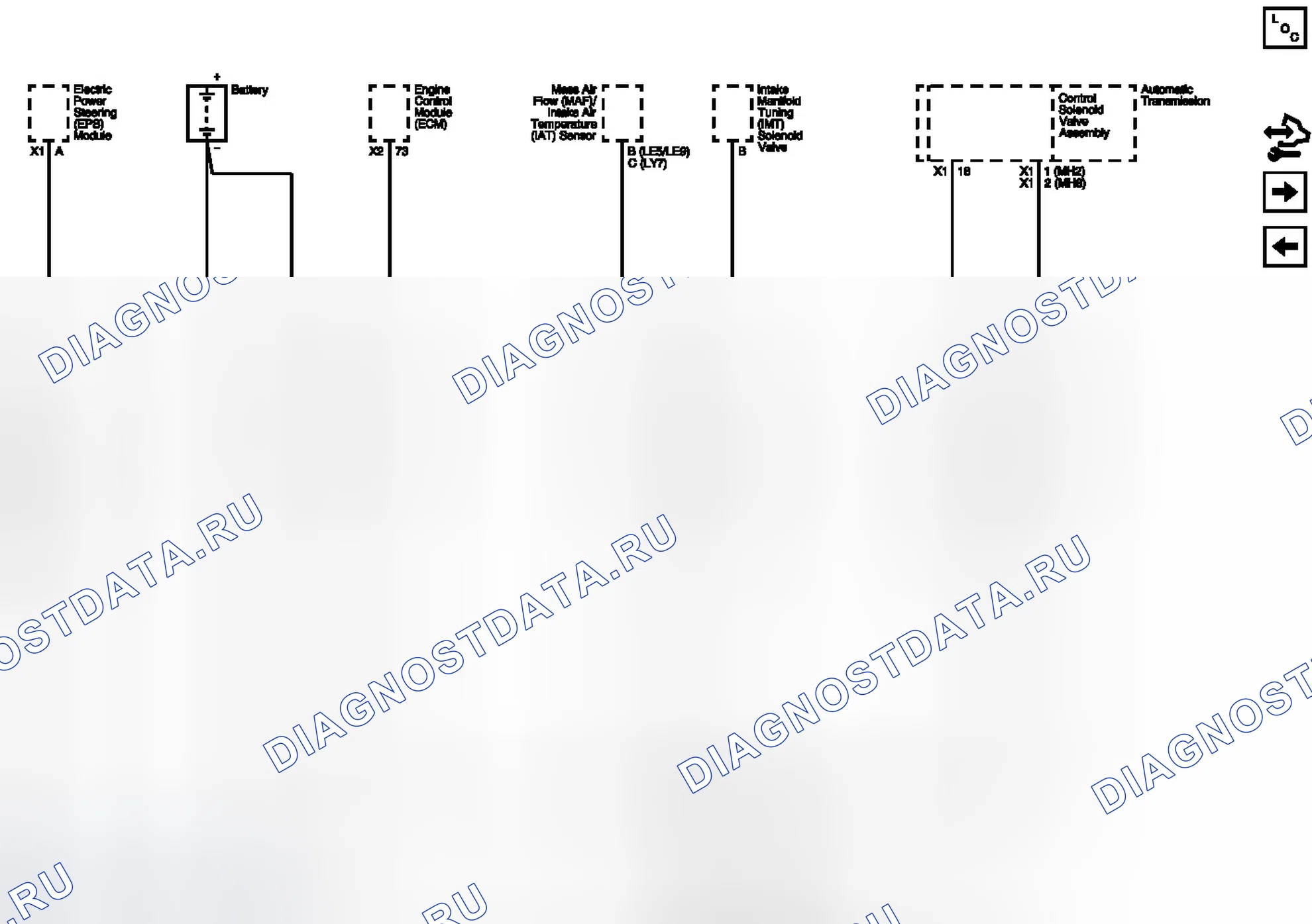 Рис. 41: электросхемы G103, G104, G105 и G107. Chevrolet Malibu VIII