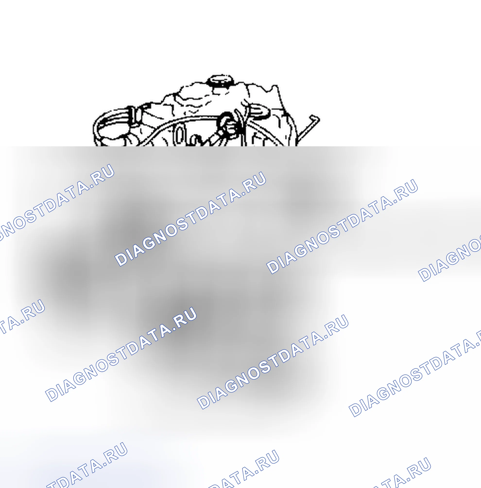 Рис. 21: Расположение компонентов (21 из 24). Subaru Justy I рестайлинг