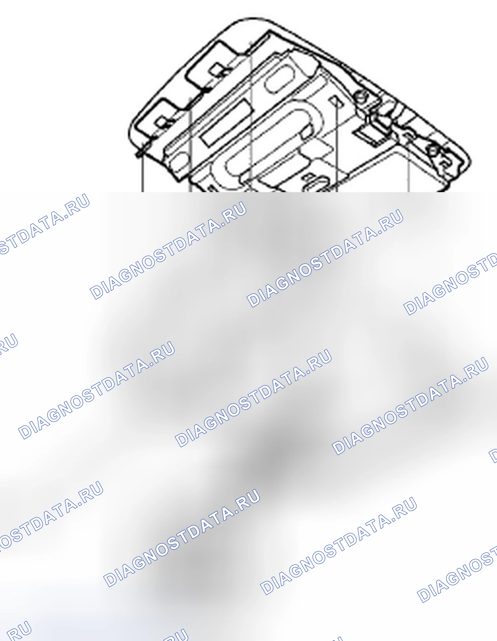 Рис. 234: Задний контроллер и снятие / установка экрана. Honda Pilot II