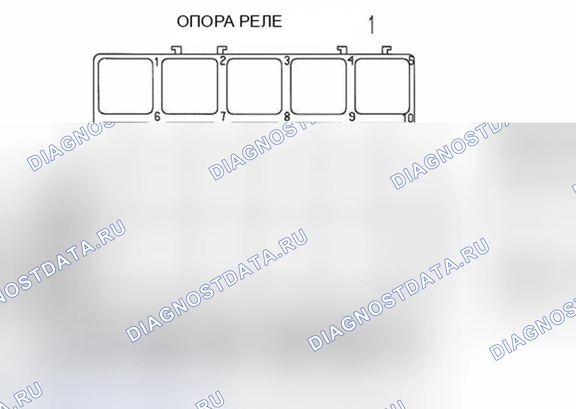 Рис. 21: ОПОРА РЕЛЕ 1. Porsche 911 GT3 996 рестайлинг