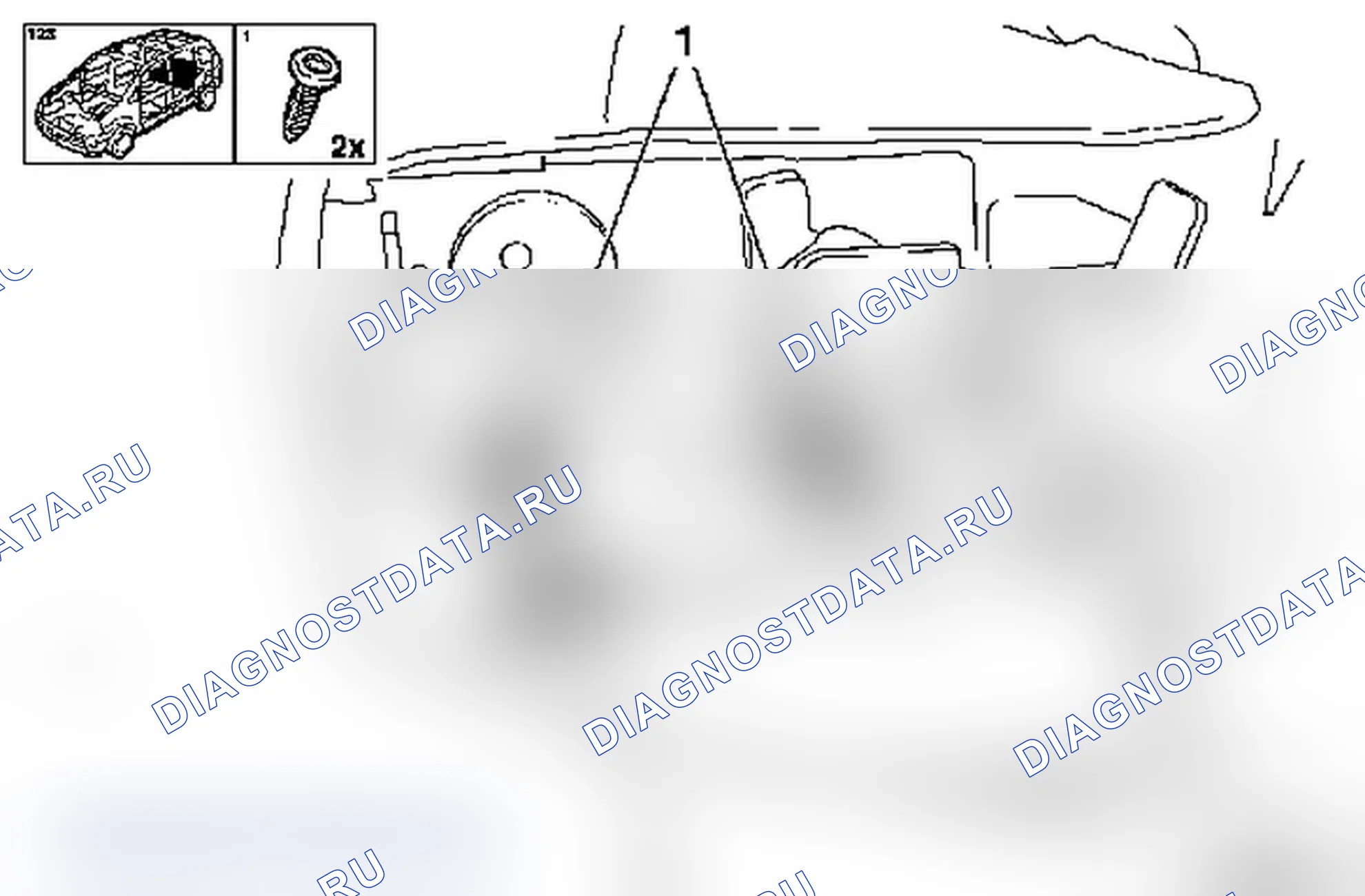 Замена верхнего замка фиксации спинки заднего сиденья (модель F 68, F 35). Opel Signum I рестайлинг