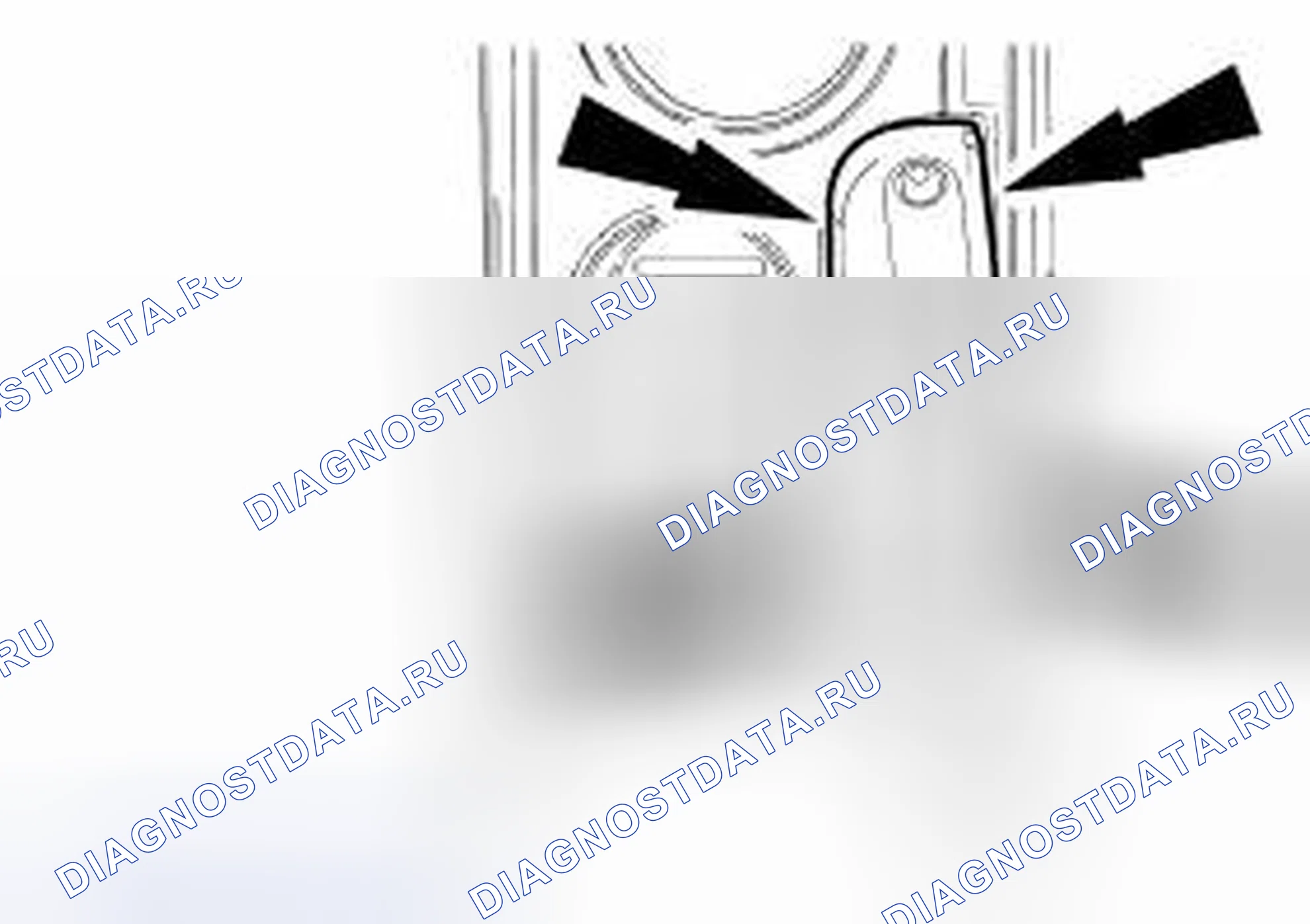 Рис. 3: Регулировка троса стояночного тормоза. Hyundai Matrix I рестайлинг