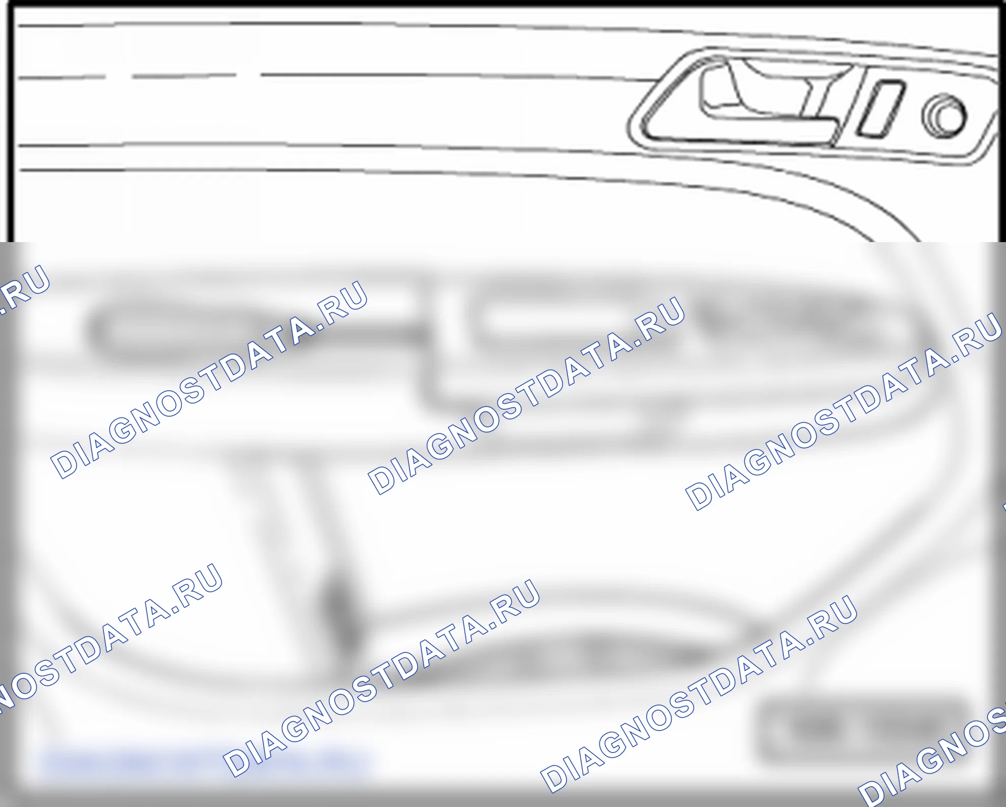 Подсветка и выключатели в передних дверях. Volkswagen Touran I