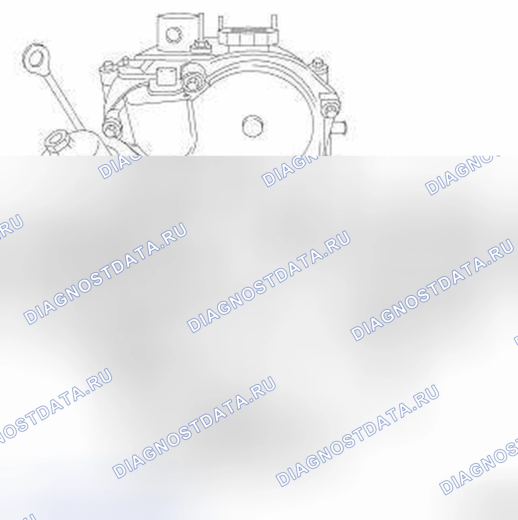 Рис. 54: 2,8-литровый дизельный двигатель. Jeep Liberty II