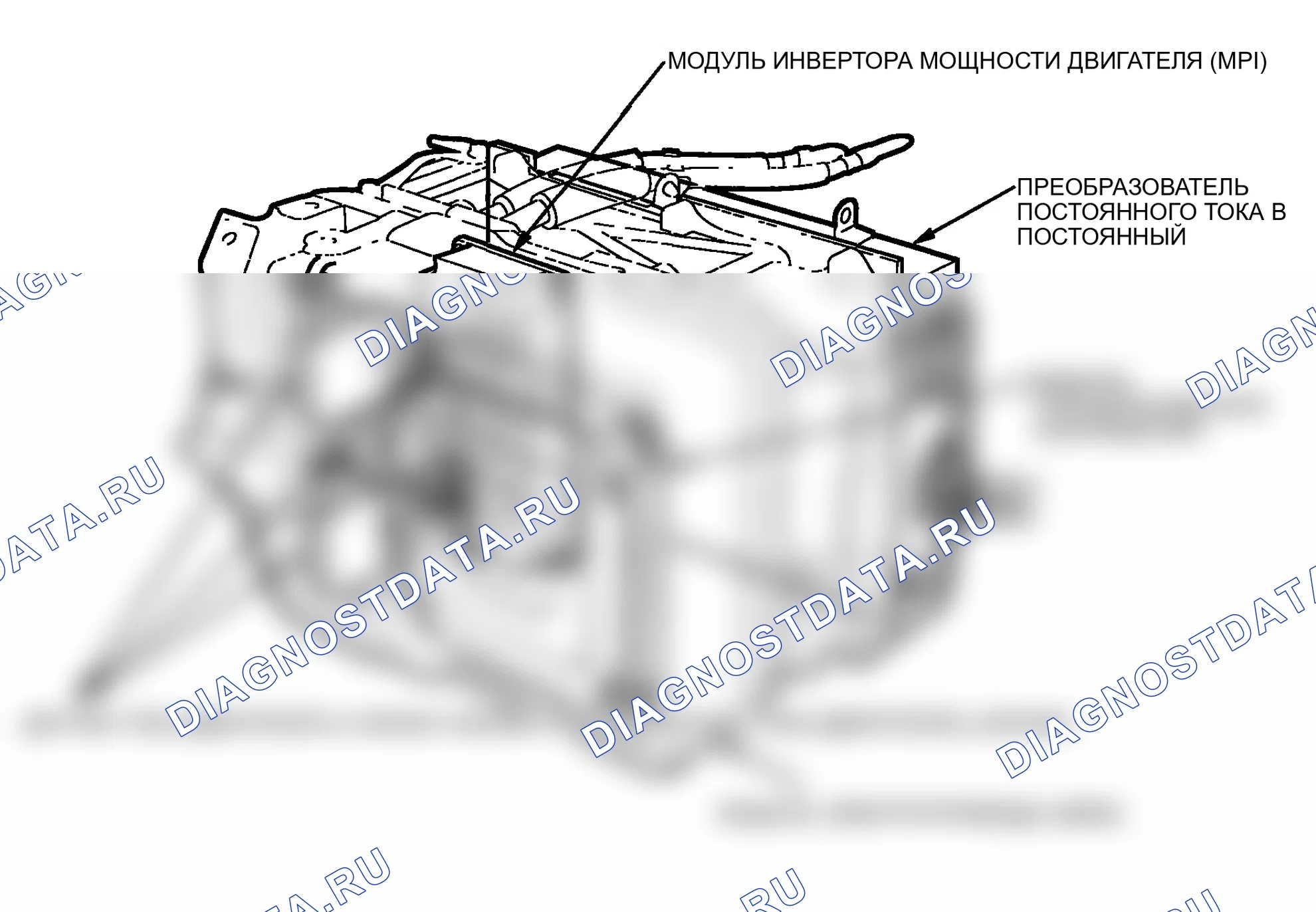 Рис. 396: Блок управления мощностью (PCU). Honda Insight I