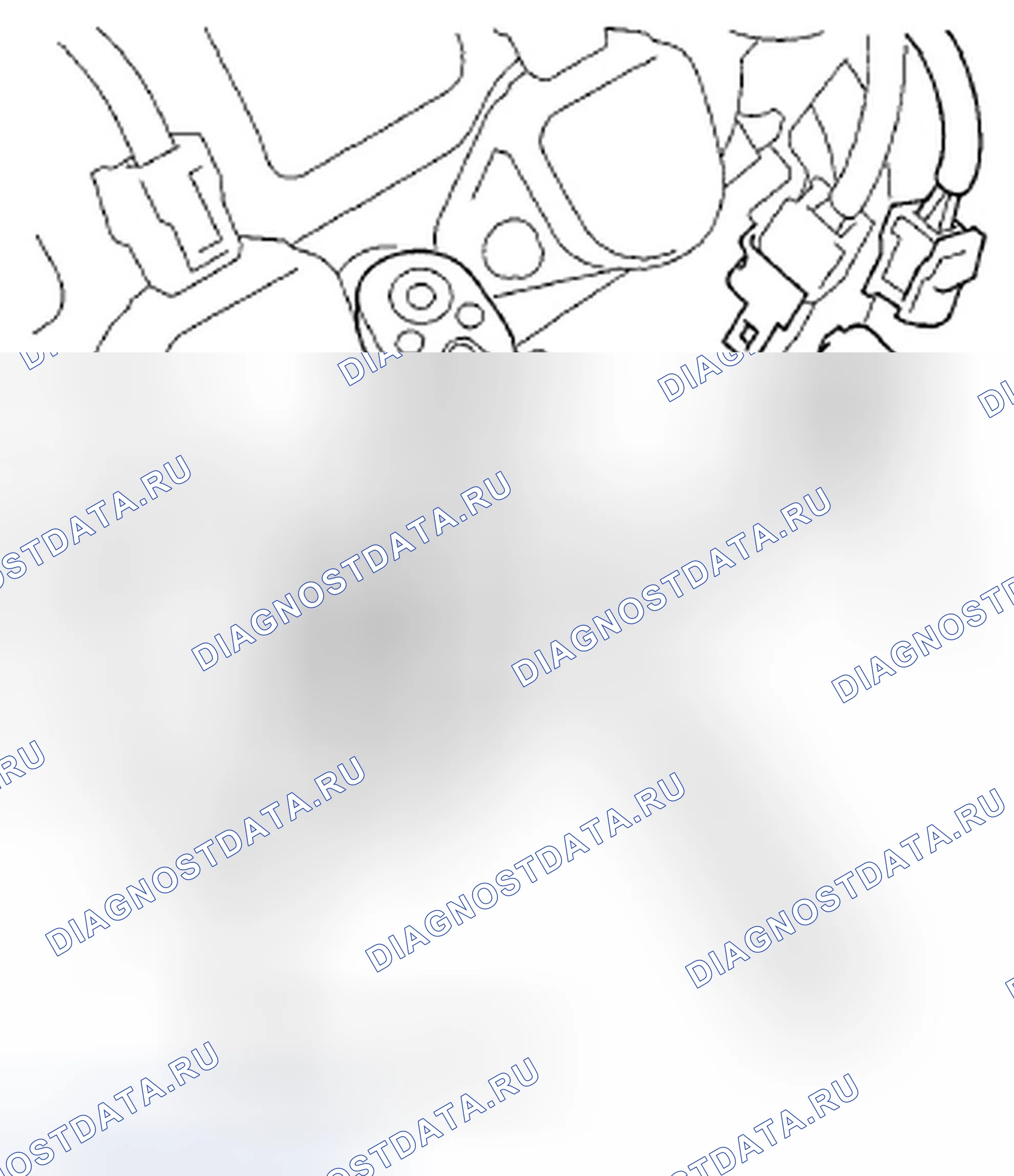Рис. 248: Передний банк (Банк 2). Honda Pilot II