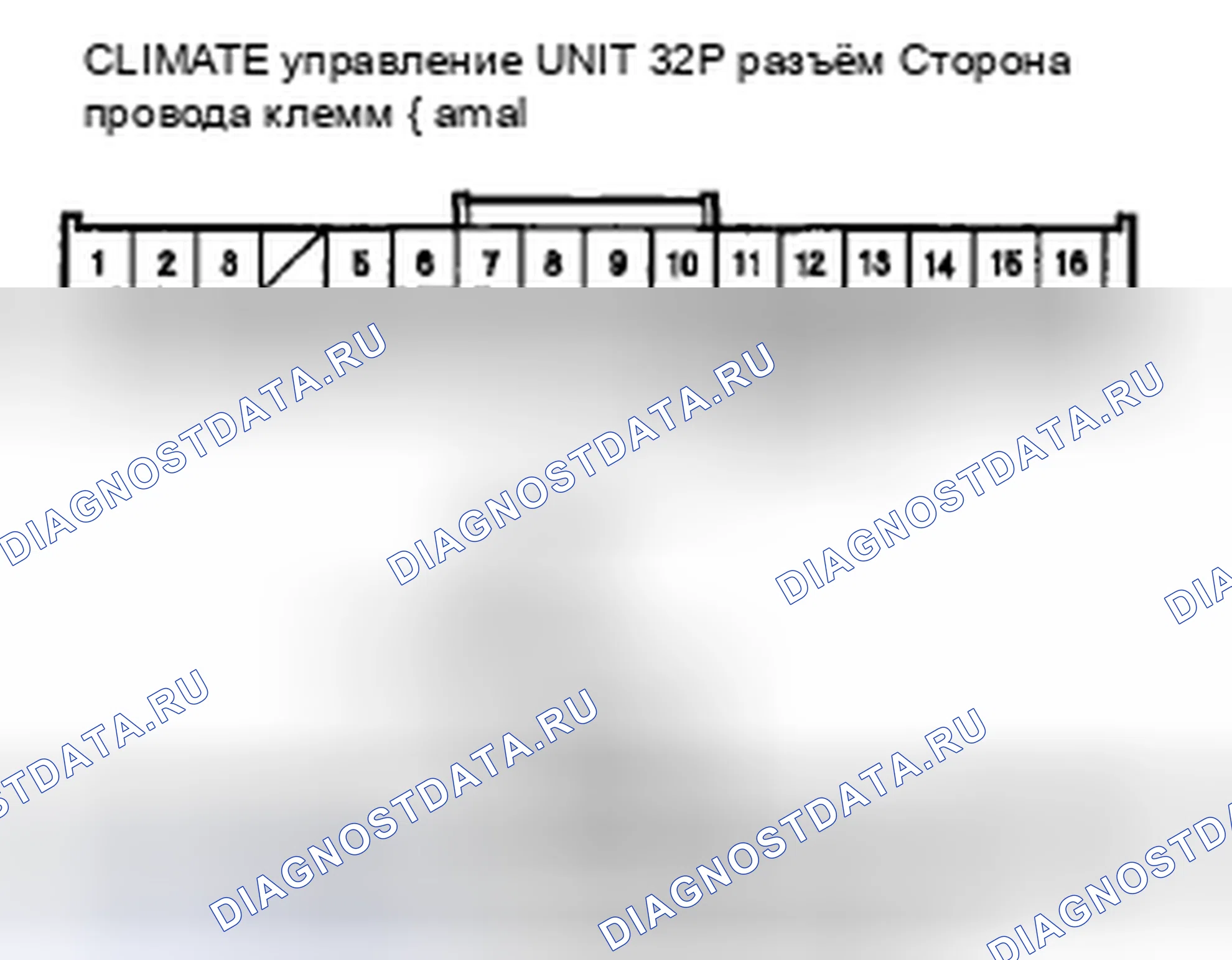 Рис. 115: Индикатор A расшифровка кода ошибки B1225 или расшифровка кода ошибки: открыт в цепи датчика температуры в автомобиле. Acura CSX I