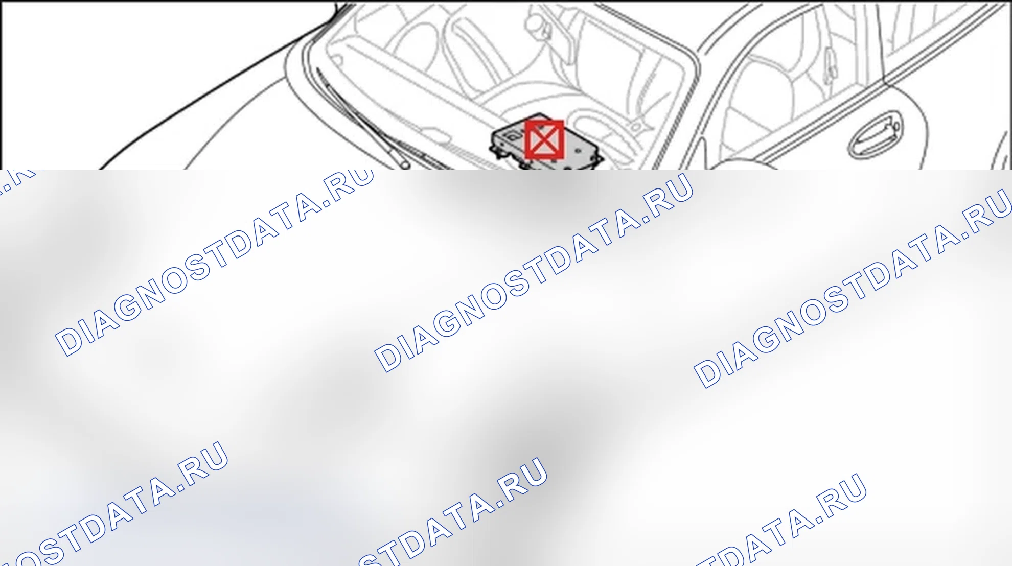 Рис. 126: Снятие блока управления для телефона. Porsche Cayman S 987
