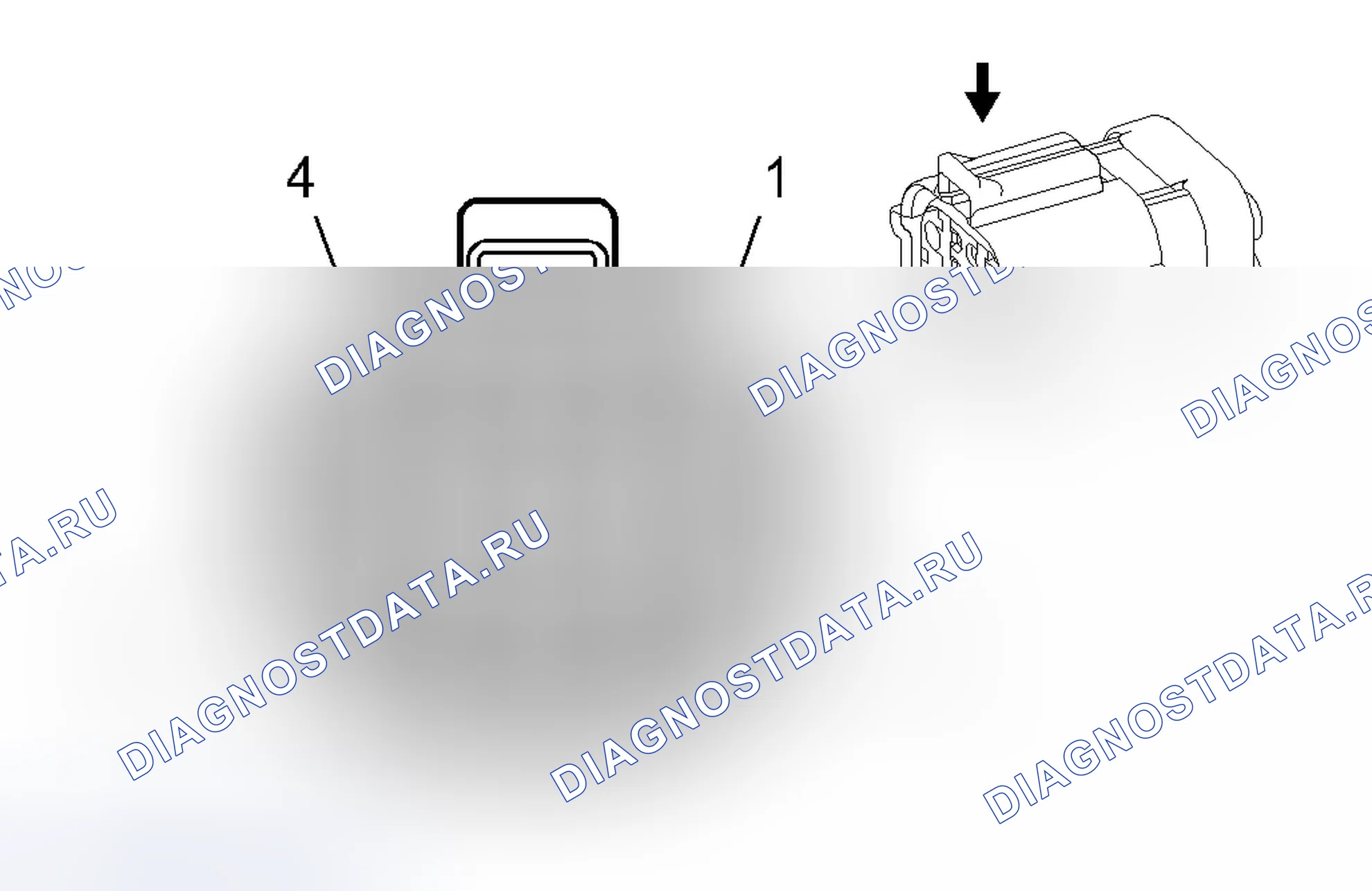 Рис. 48: Жгут передачи X420 к жгуту топливного бака. Chevrolet Corvette C6