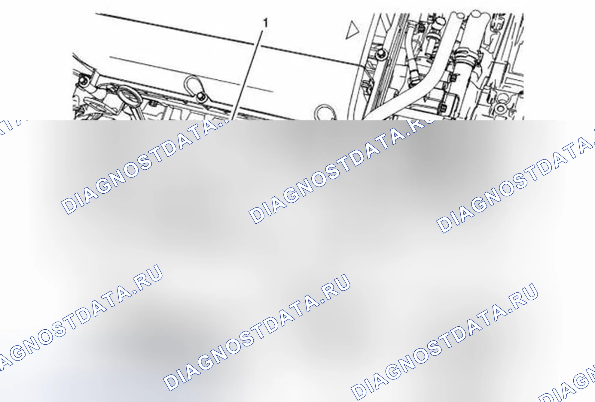 Рис. 8: Замена датчика нагретого кислорода - Датчик 1. Chevrolet Sonic I