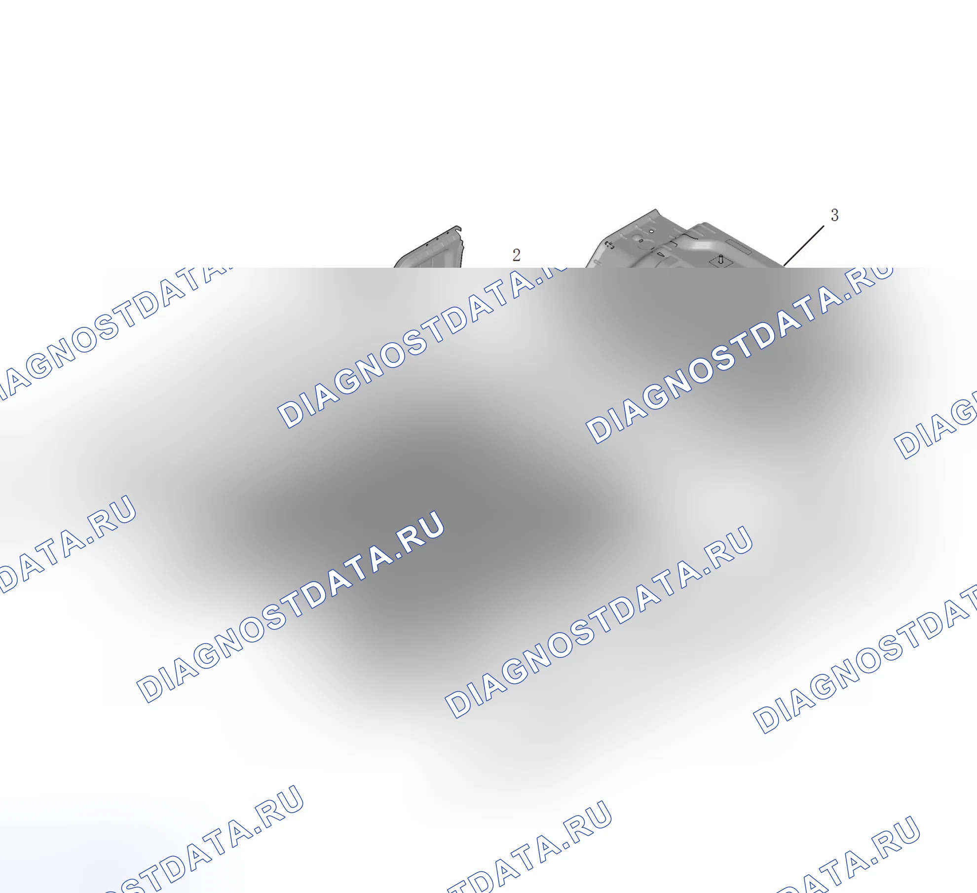 Панель пола Конструкции кузова — Great Wall Wingle-7. Great-Wall Wingle 7 I