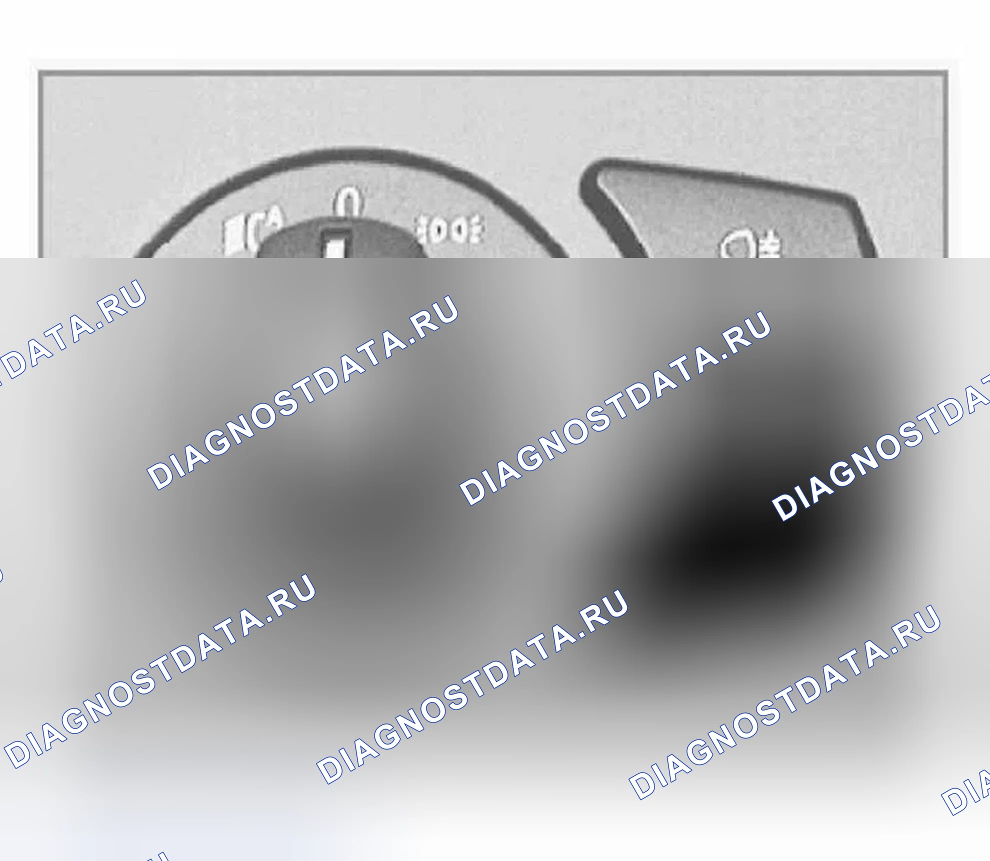 Рис. 37: Переключатель HUD. BMW M6 E63/E64