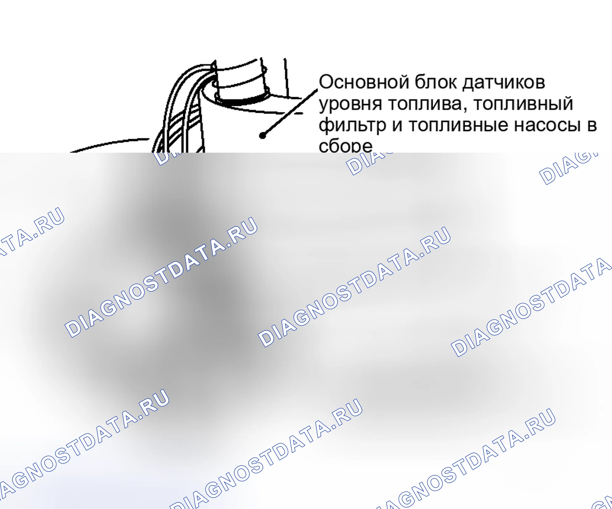 Рис. 10: Основной и вспомогательный датчики уровня топлива. Honda Integra SJ I