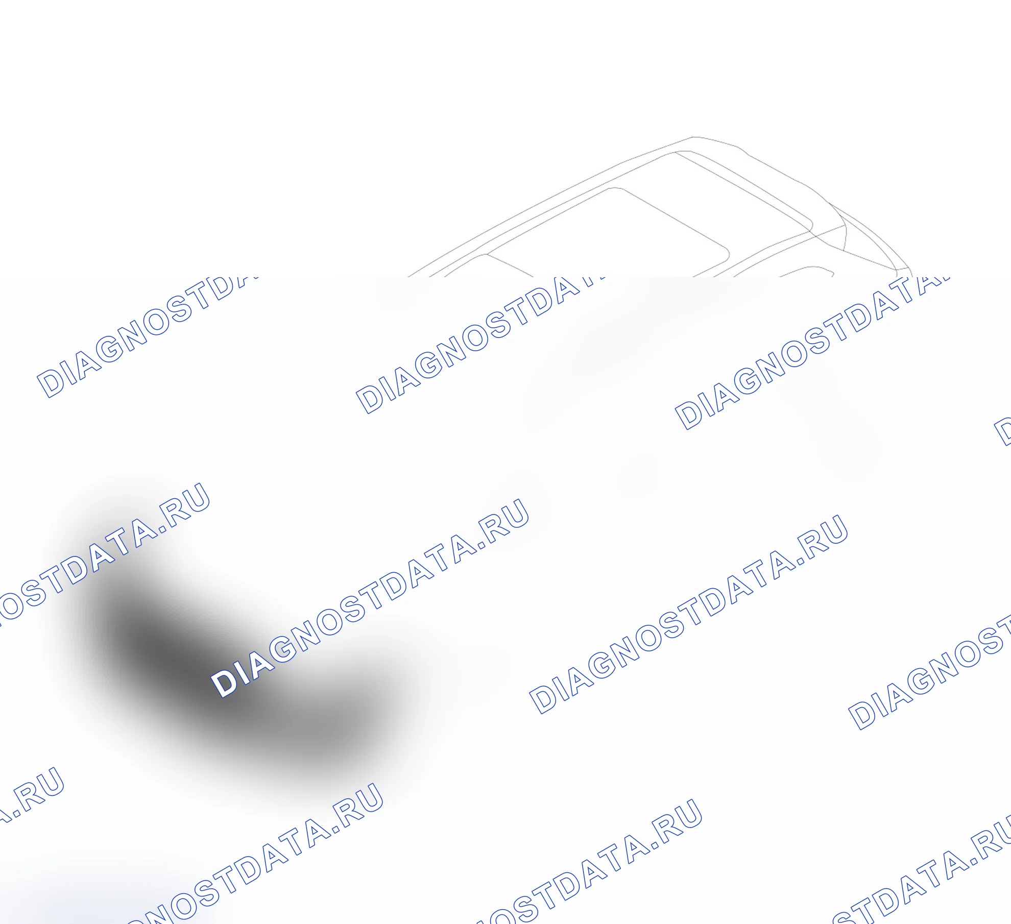 Схема расположения решётки радиатора — Haval H6. Haval H6 III