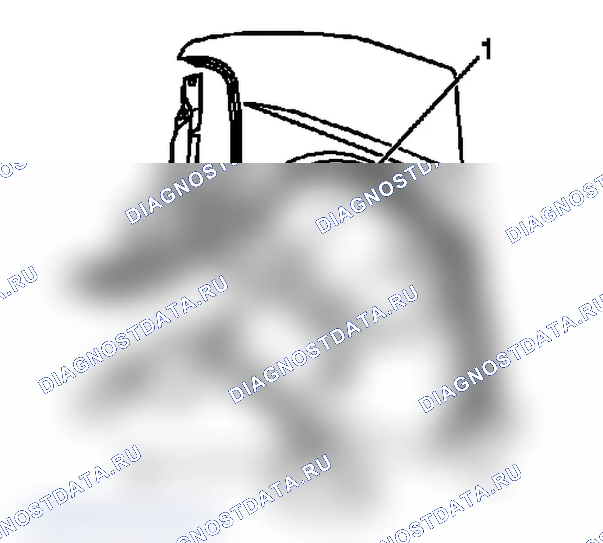 Рис. 1: Порядок демонтажа. Chevrolet Express G1500 