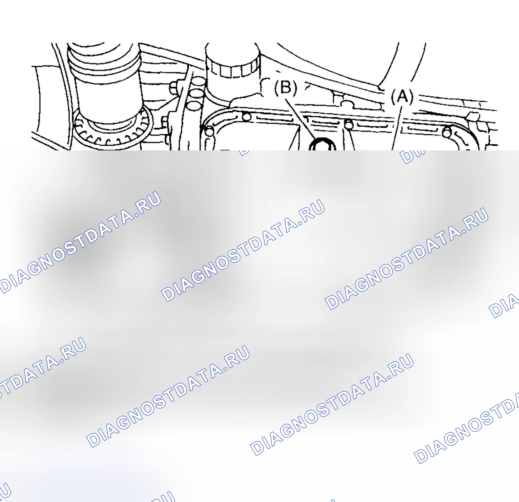 Рис. 186: ДЕМОНТАЖ. Subaru Legacy BE/BH/BT