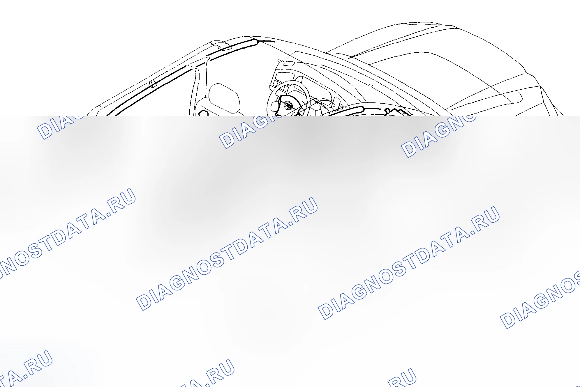Рис. 138: МОДУЛЬ ПОДУШКИ БЕЗОПАСНОСТИ (DAB, PAB, CAB, SAB). Hyundai Tucson I