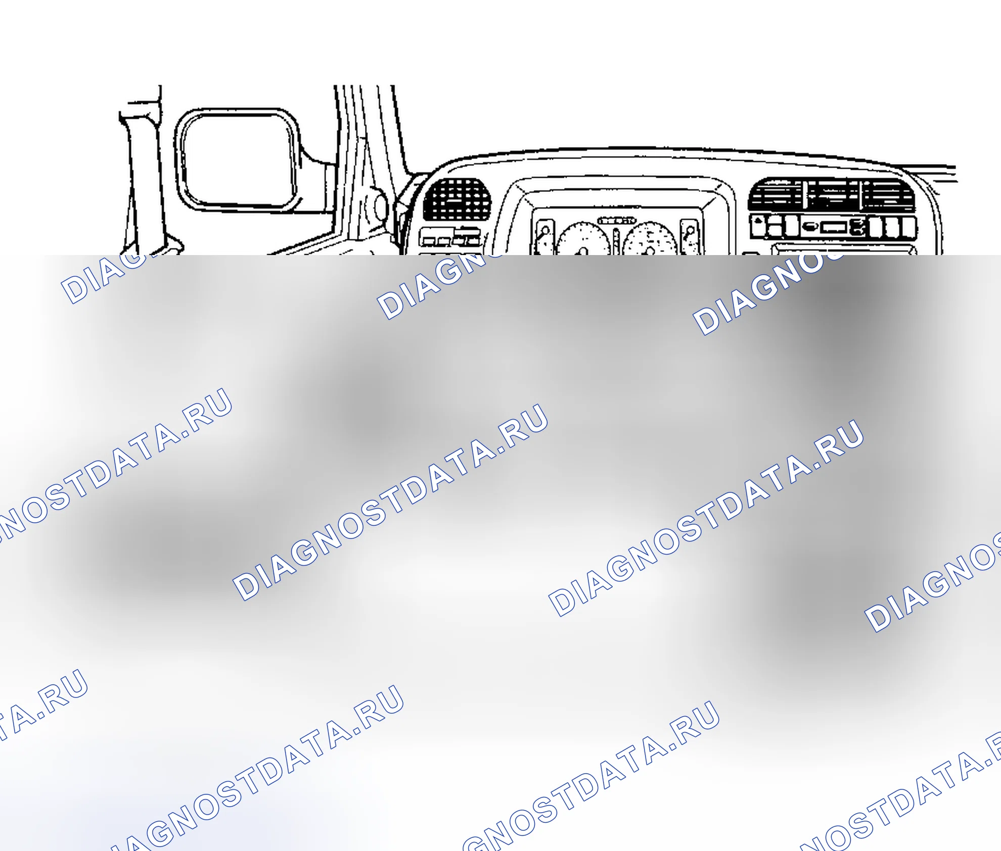 Рис. 42: Переключатель режимов ЗИМА. Acura SLX I