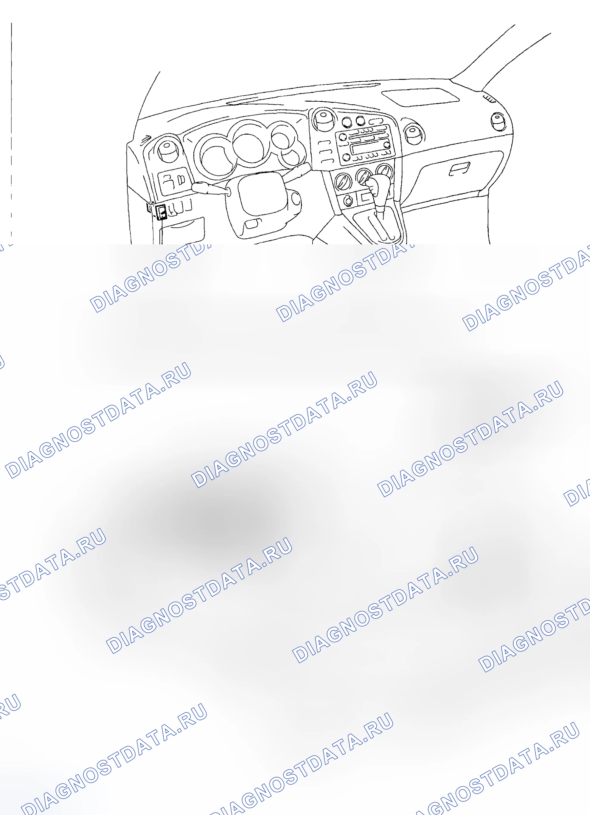 Рис. 123: РАСПОЛОЖЕНИЕ. Toyota Matrix E130