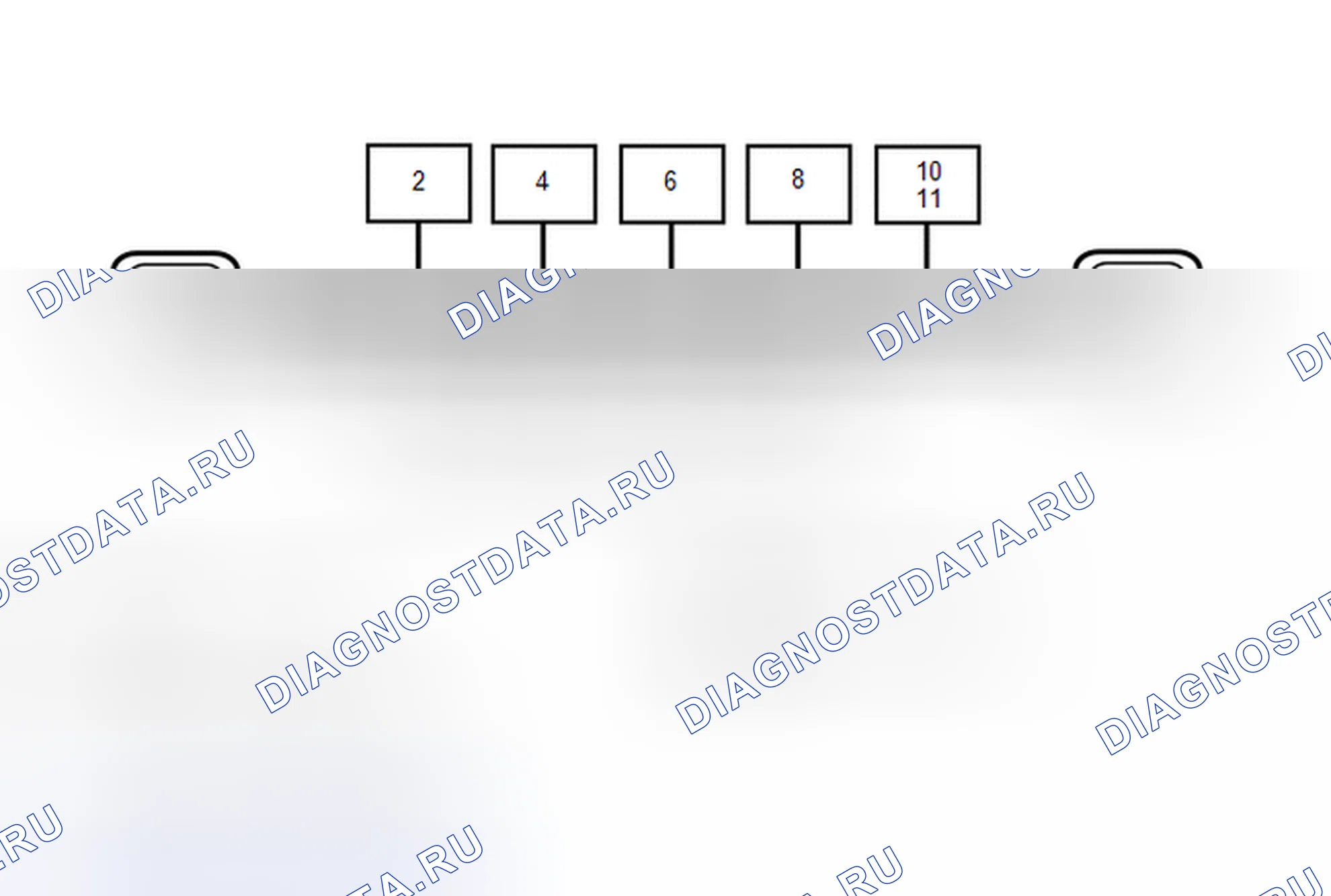 Рис. 8: СХЕМА СИСТЕМЫ [08 / 2013-04 / 2014]. Toyota Corolla XI