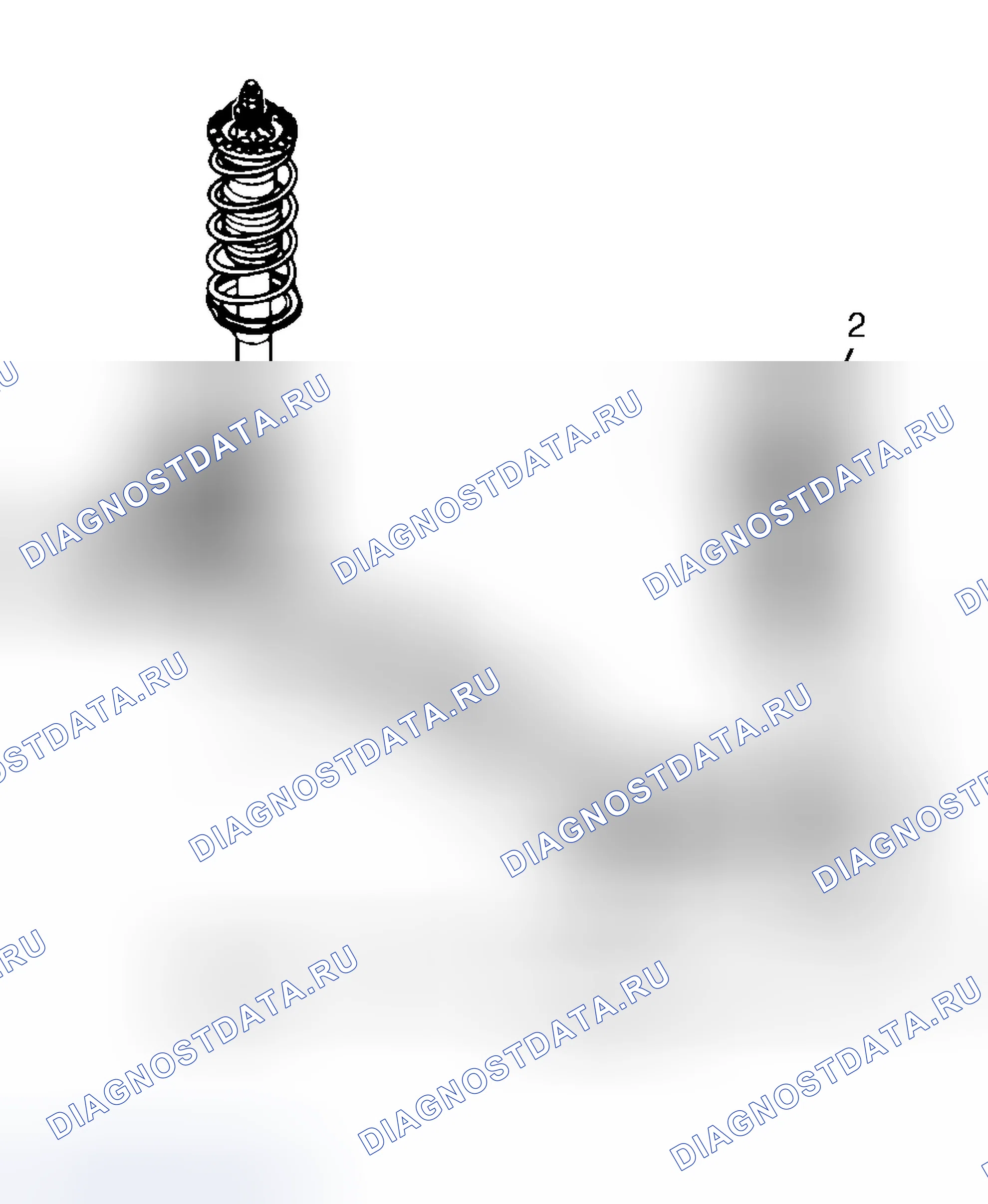 Рис. 1: ОПИСАНИЕ задней подвески. Ford Aspire I