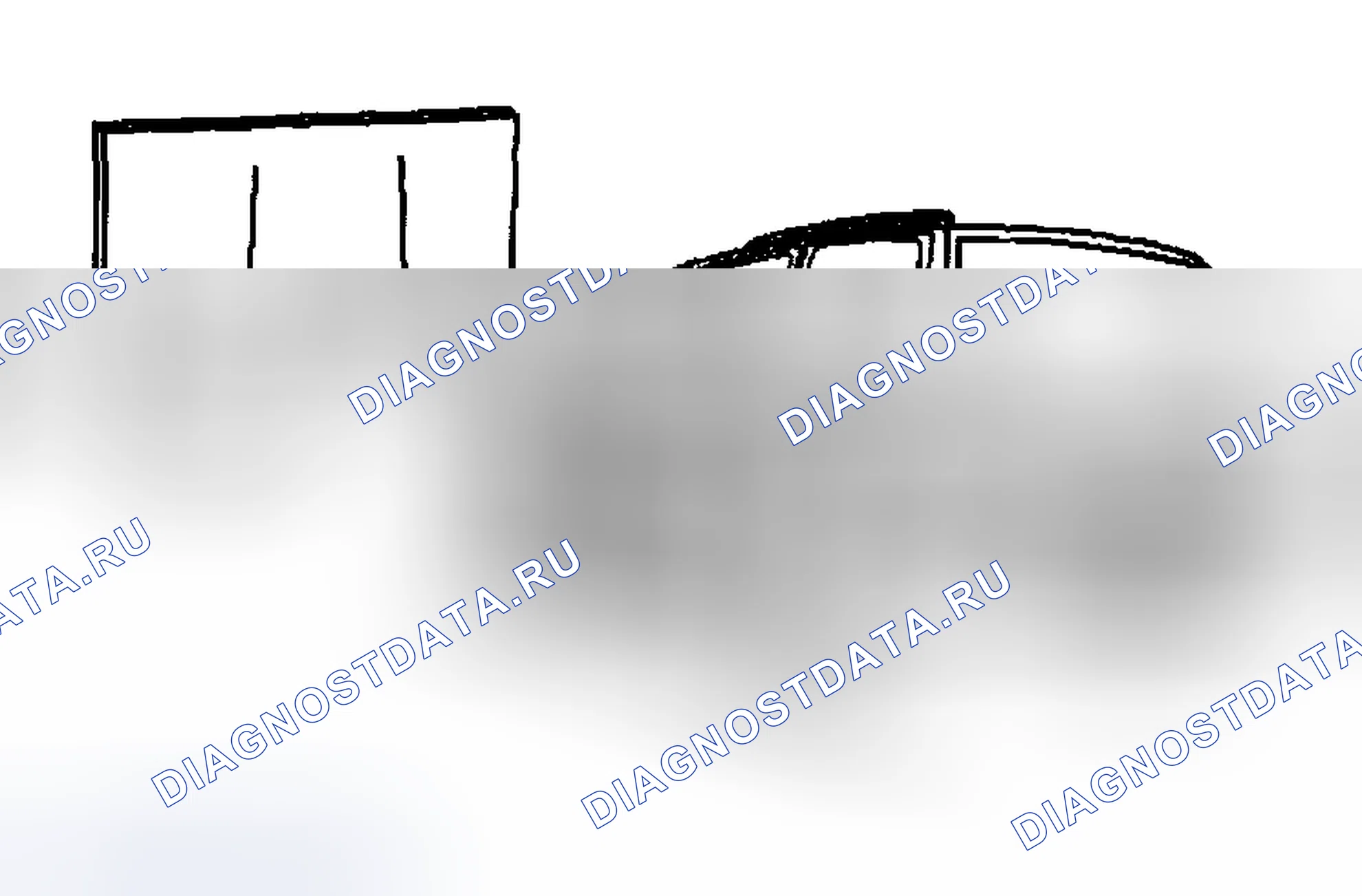 Рис. 253: Экранный метод прицеливания фарами (визуальная цель). Chevrolet Suburban K2500 GMT800