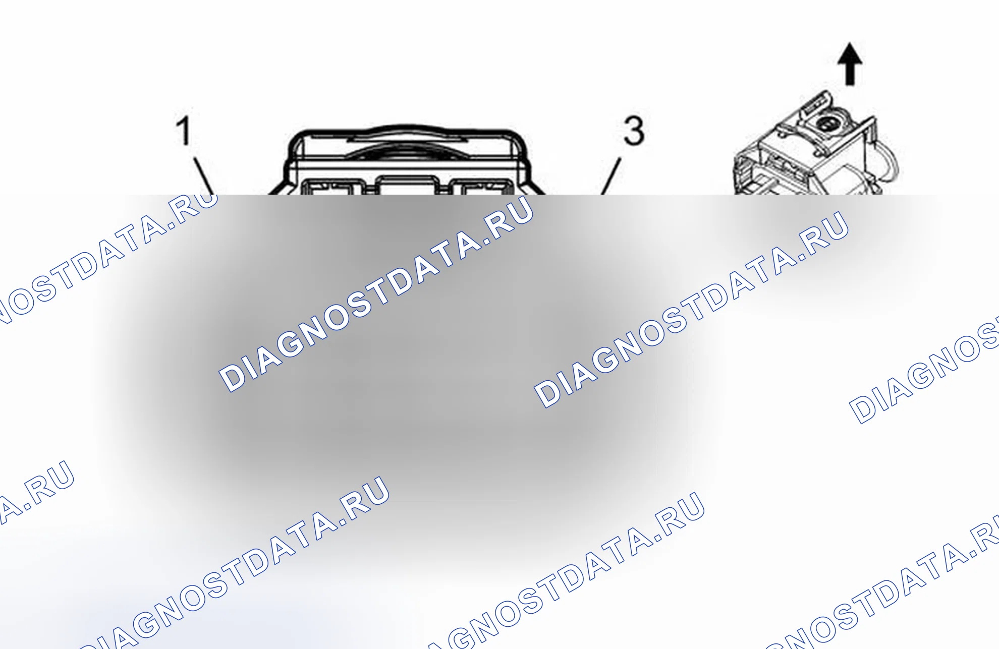 Рис. 320: B23A Датчик положения распределительного вала - выхлоп блока 1. GMC Acadia I рестайлинг