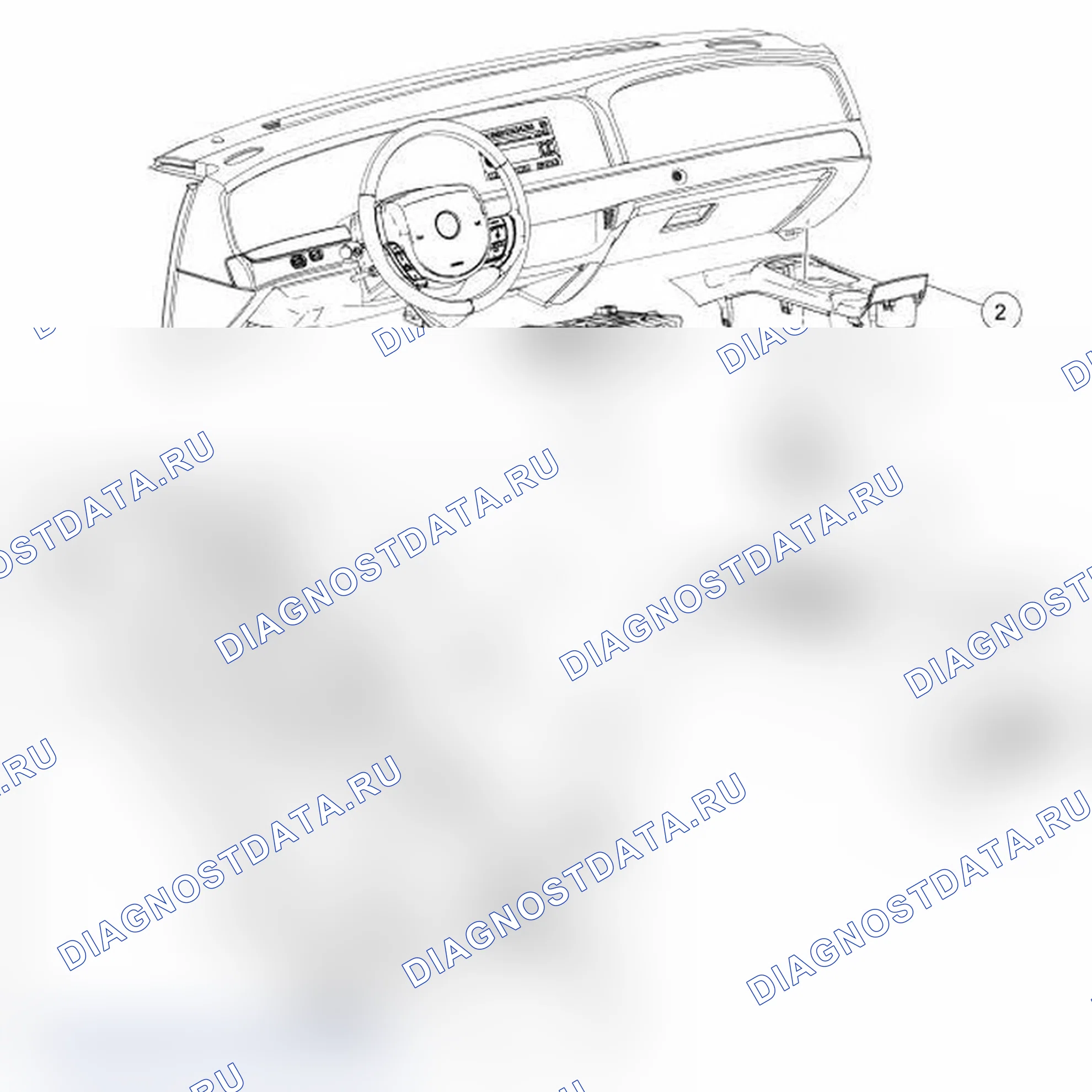 Рис. 131: Рычаг селектора - напольное переключение. Mercury Grand Marquis IV рестайлинг