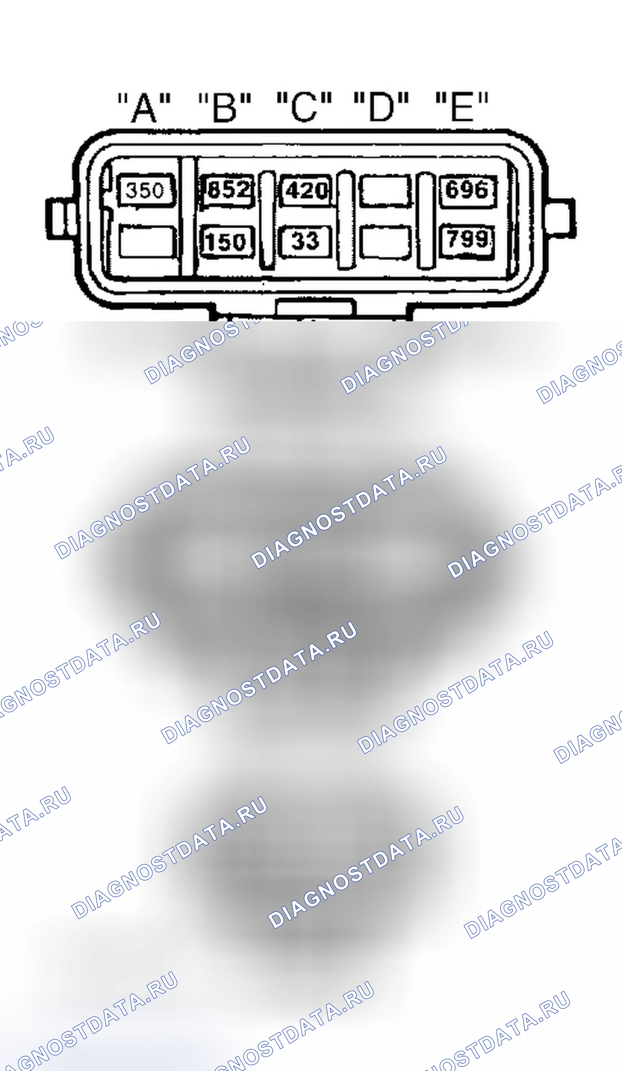 Рис. 3: Схемы поиска и устранения неисправностей. Chevrolet Chevy Van G3500 