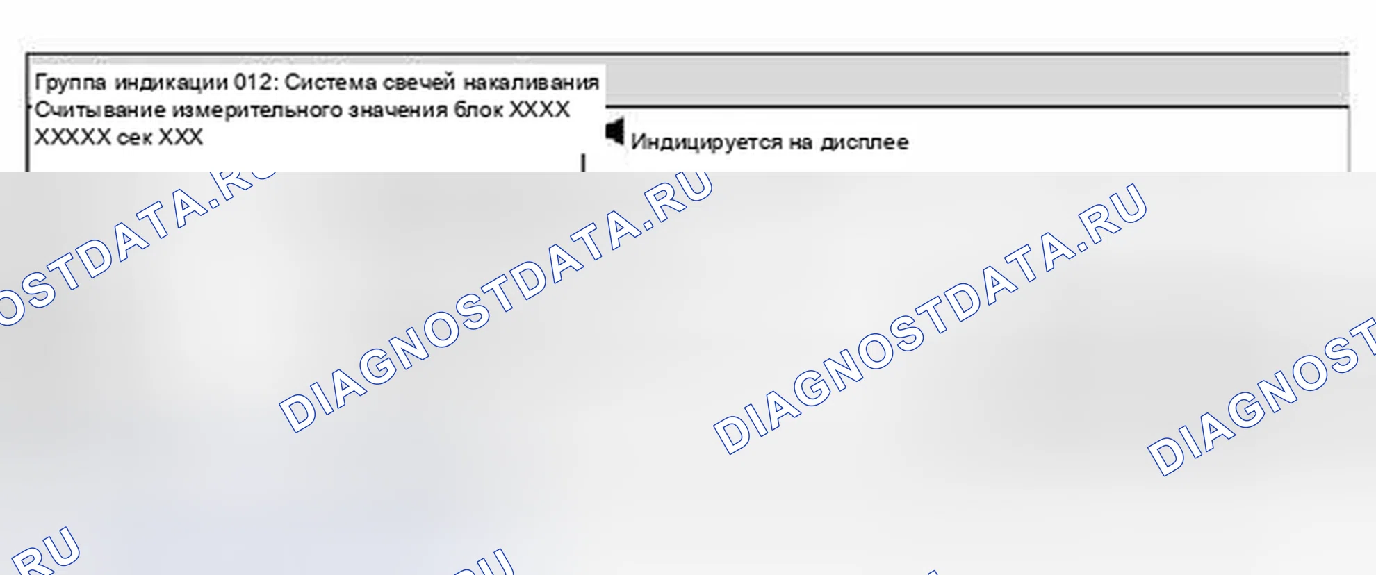 Рис. 50: Дисплейная группа 012: Система запальной свечи. Volkswagen Jetta III