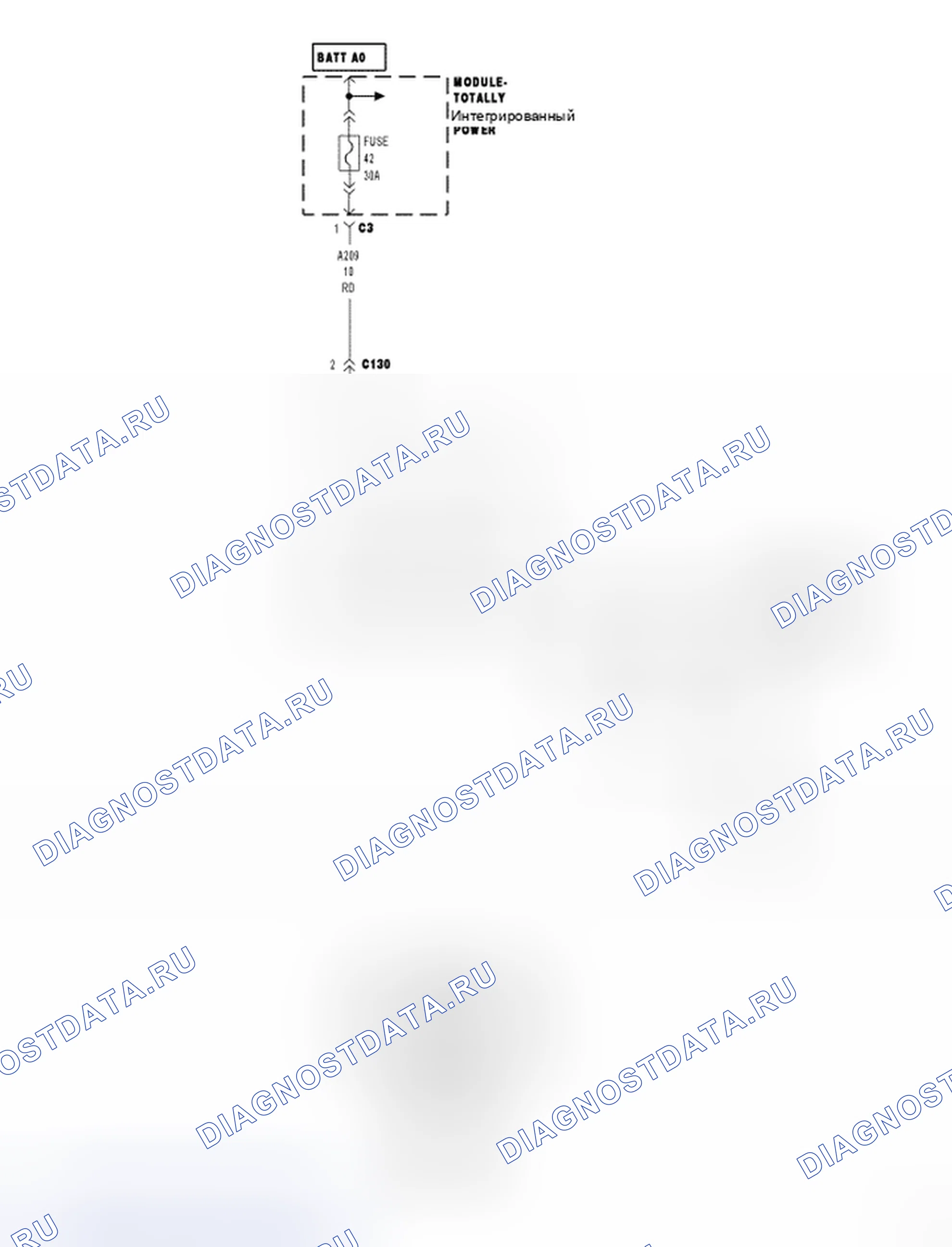 Рис. 1068: Принципиальная схема. Dodge Cab & Chassis R3500 HD transition