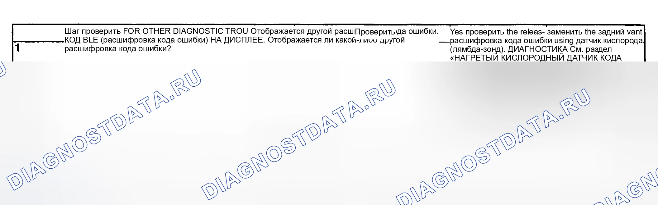Рис. 124: ДИАГНОСТИЧЕСКАЯ ПРОЦЕДУРА. Subaru Impreza GD/GC/GG рестайлинг
