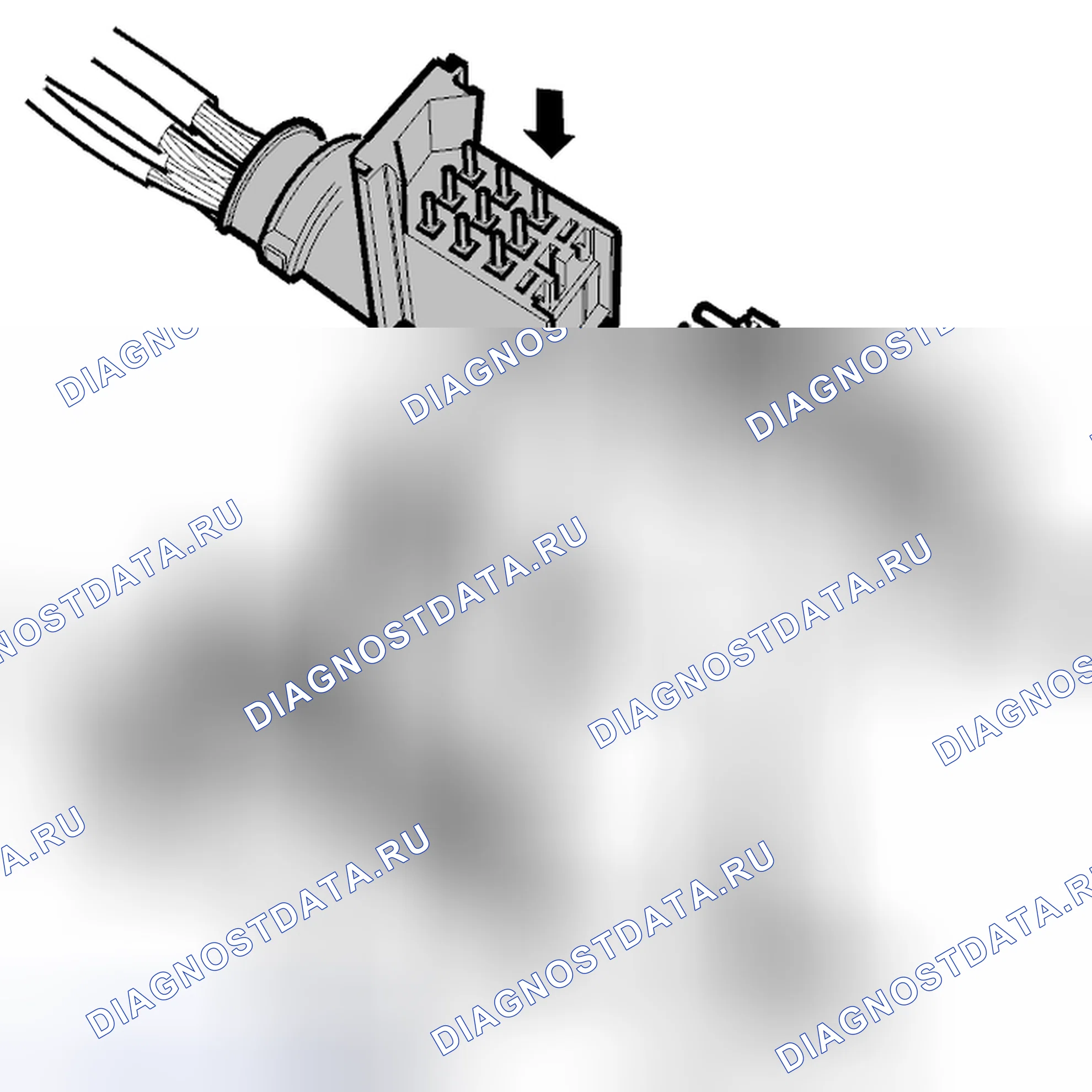 Рис. 230: Разборка штуцера на коробке передач. Volvo V70 II