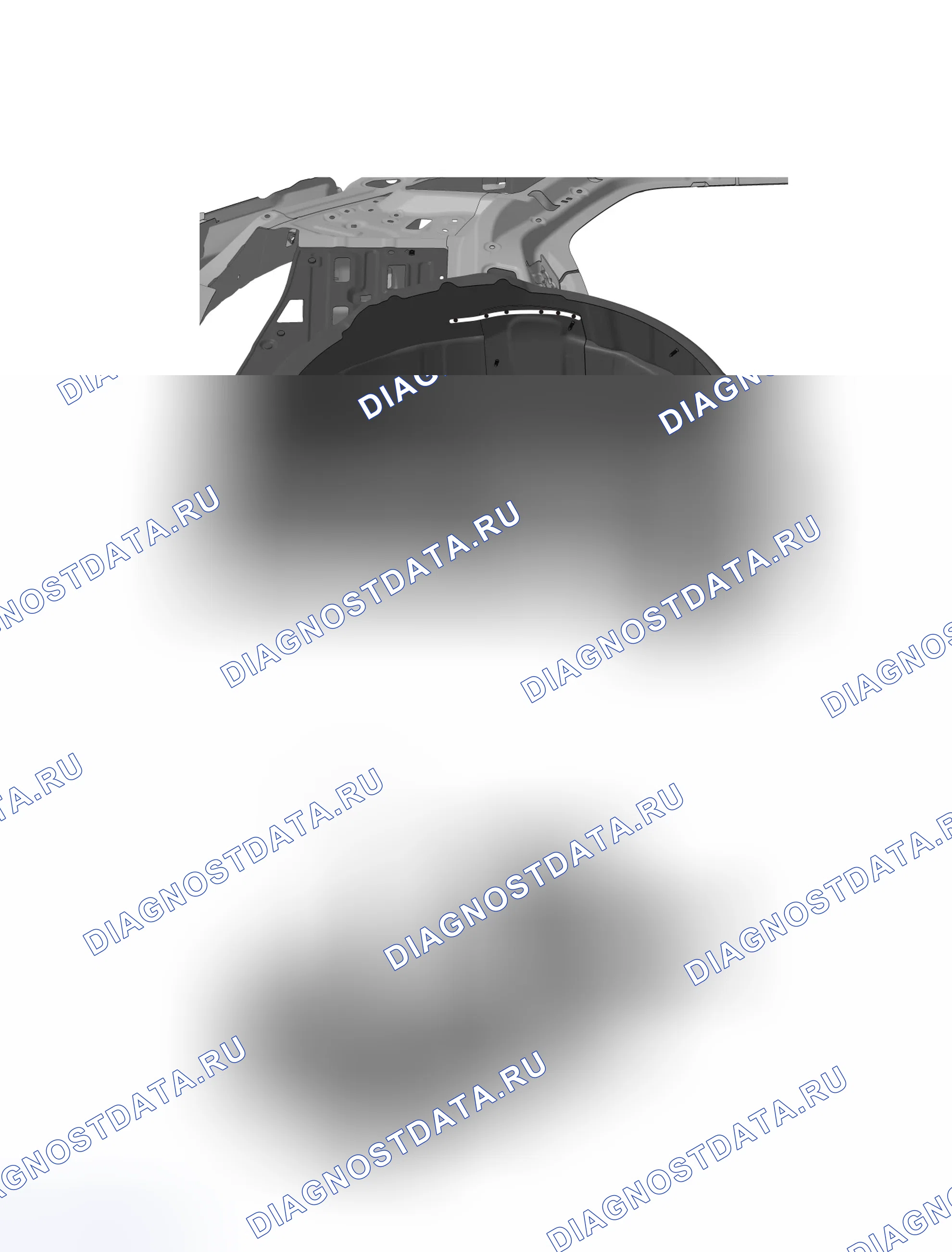 Правый узел задних колес — Wey Vv6. Wey VV6 I