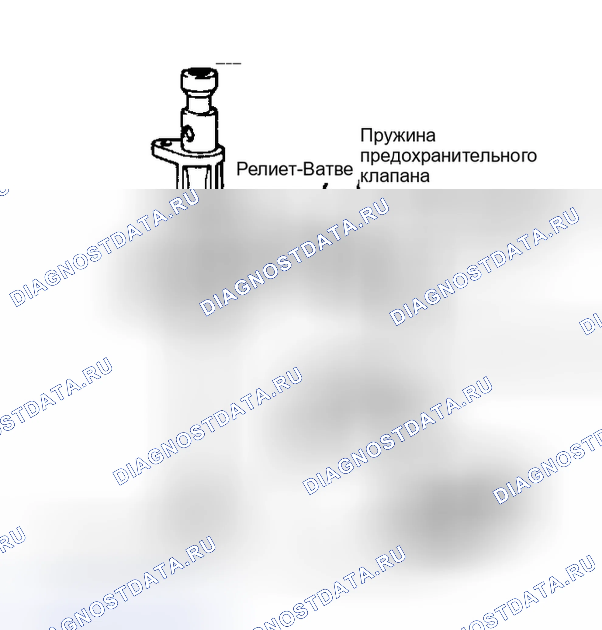 Рис. 8: Разнесенный вид масляного насоса. Toyota Starlet P60