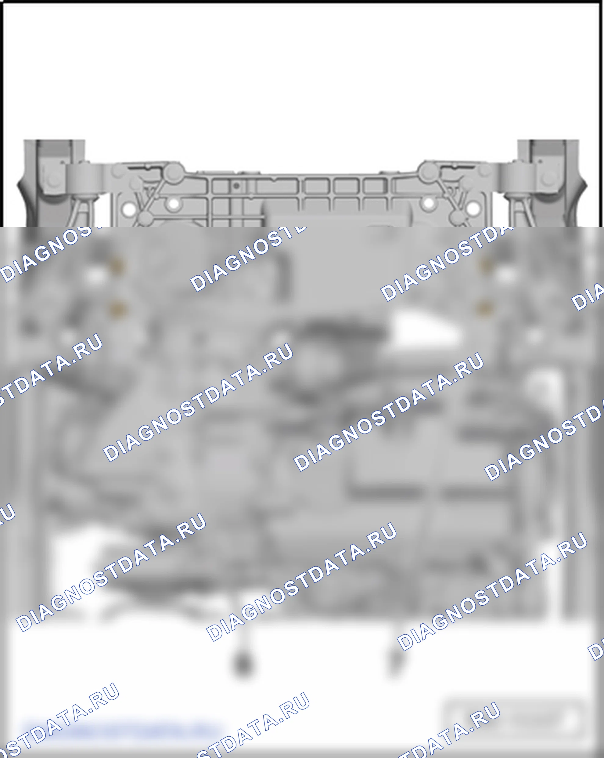 Детали и узлы подрамника. SEAT Alhambra Ii