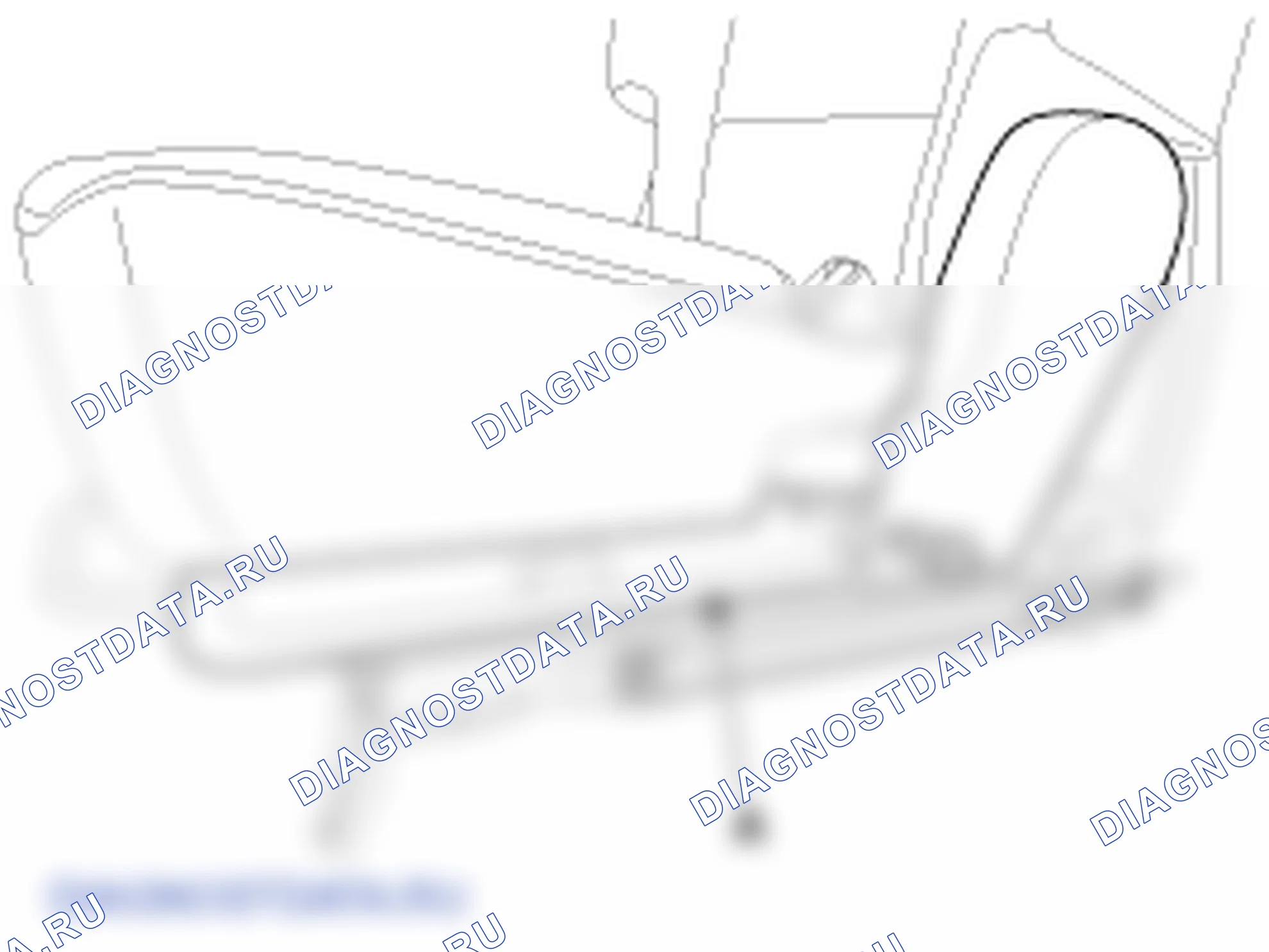 Замена пряжки заднего ремня безопасности. Hyundai Santafe Sport DMA