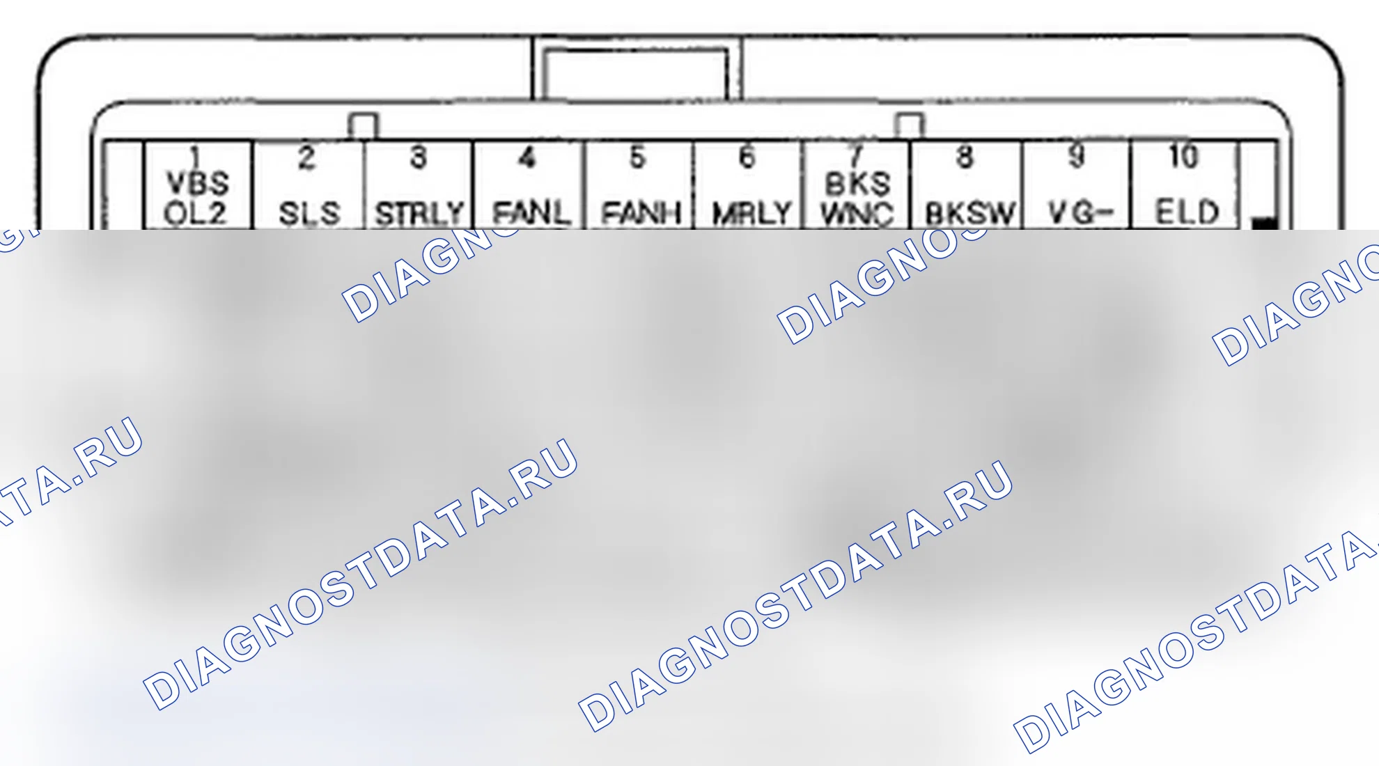 Рис. 193: Входы и выходы ИКМ разъема A (49P). Acura MDX II