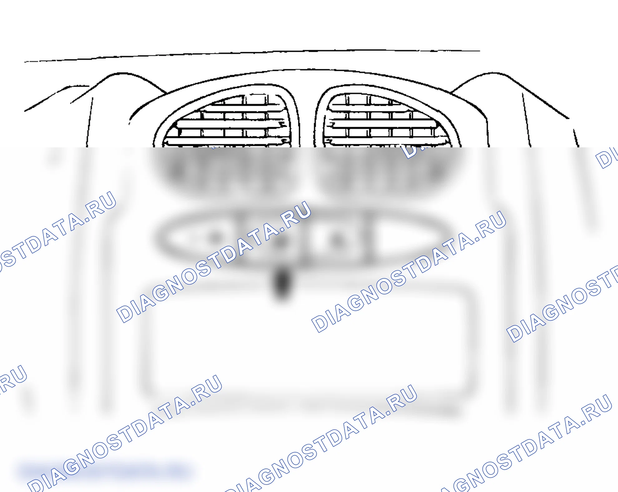 Рис. 67: ПРОВЕРКА обогрева стёкол. Hyundai Santa Fe I