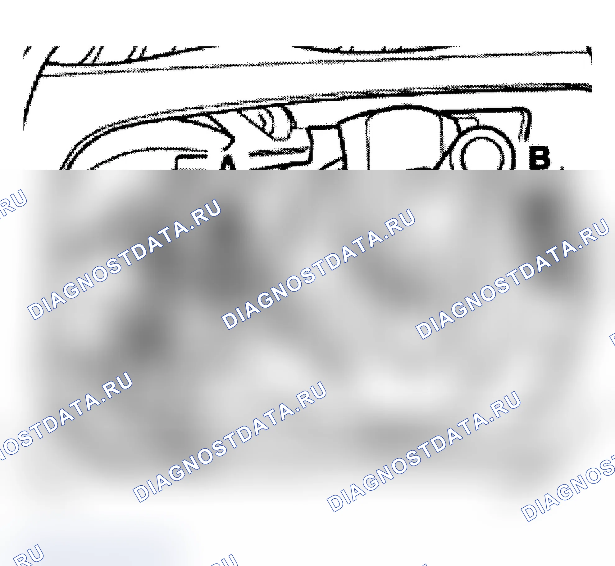Рис. 6: Механизм переключения (точная регулировка). Audi A4 B5 рестайлинг