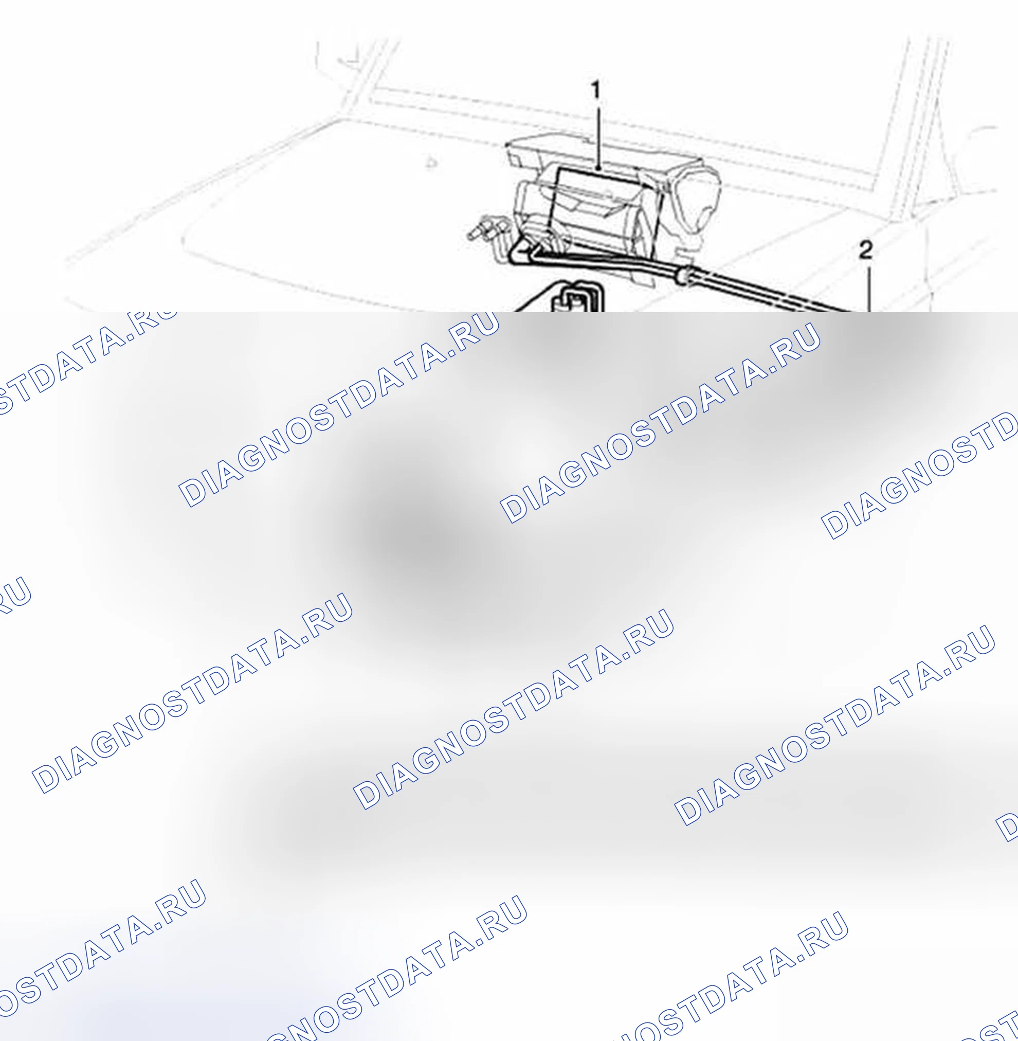 Рис. 1: Компоновка компонентов системы охлаждения переменного тока. Land Rover Discovery L318