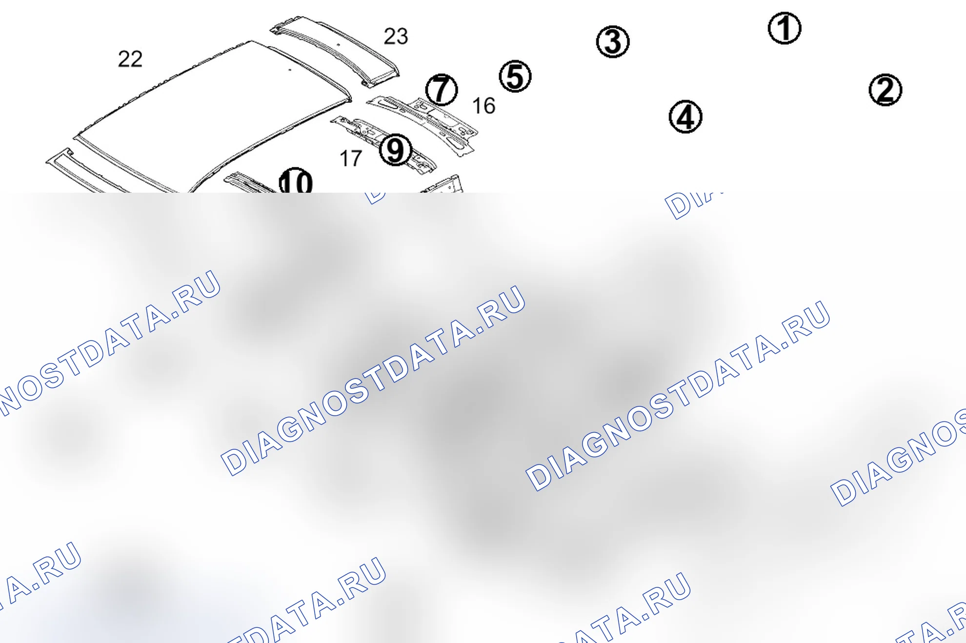 Описание кузова автомобиля, боковая часть — вариант 2. Renault Scenic II