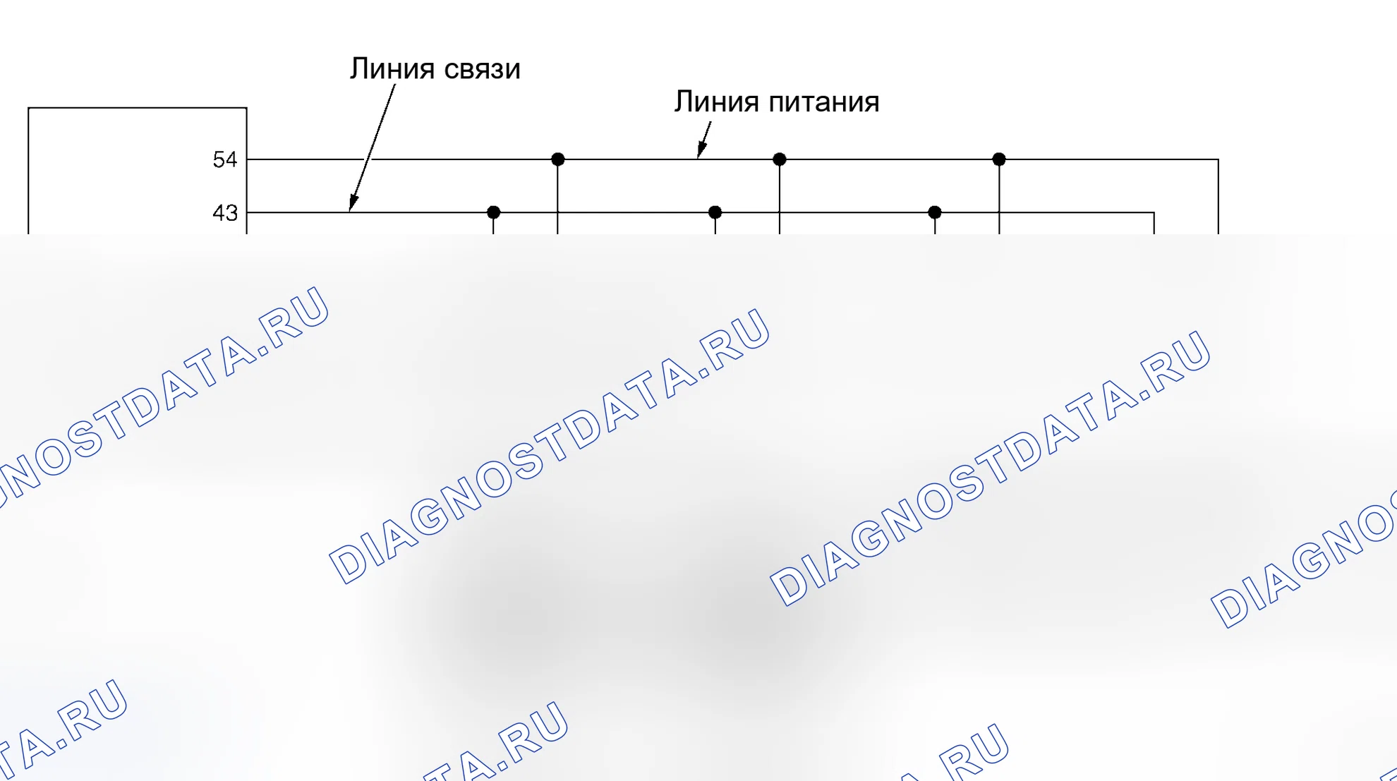 Рис. 158: Схема системы LAN. Honda Prelude I