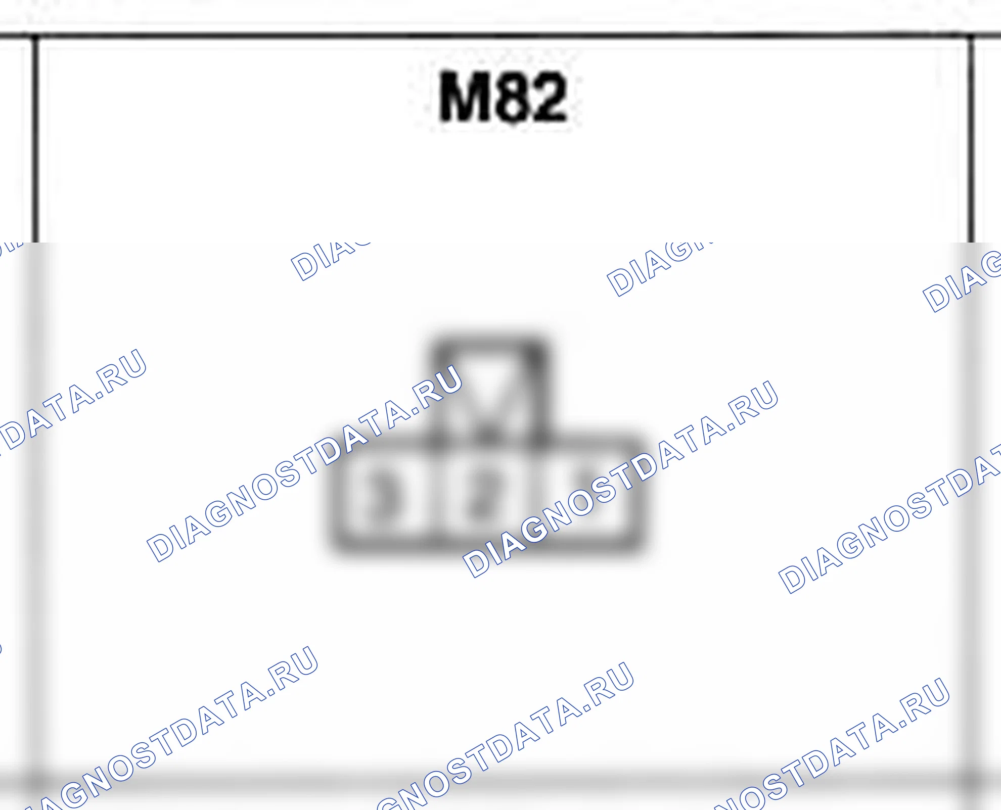 Распиновка разъёма M82 — основного жгута. Hyundai Atos MX