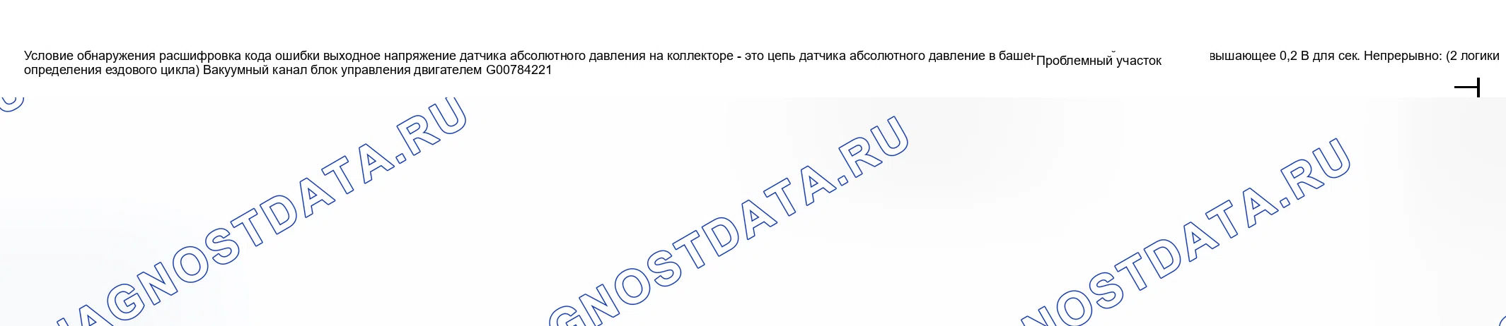 Рис. 56: расшифровка кода ошибки Условие обнаружения и Trouble Area (Обнаружение состояния и зоны неисправности расшифровка кода ошибки). Suzuki Aerio I