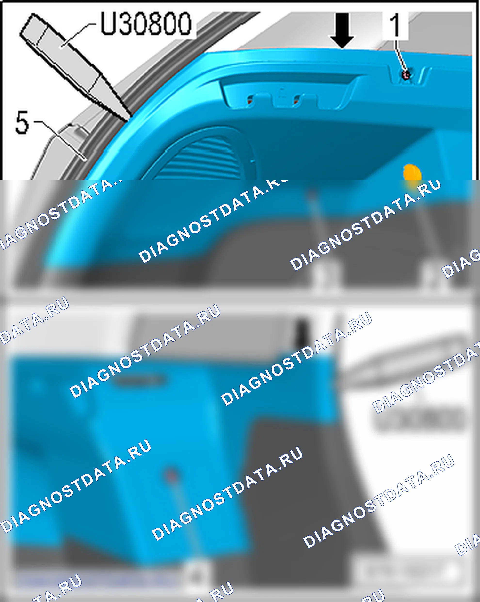 Колонны и боковые панели. SEAT Ibiza IV