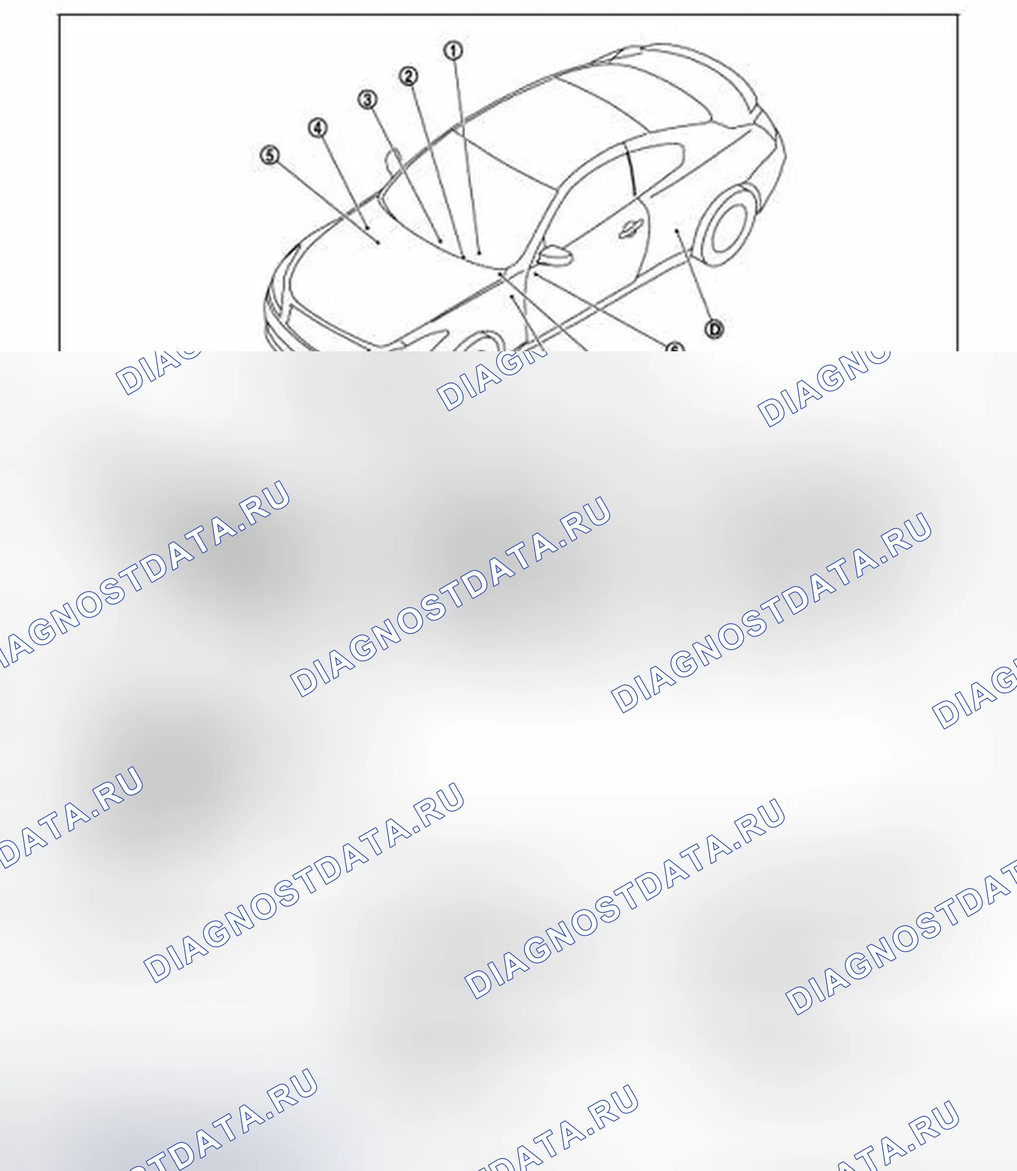 Рис. 85: Расположение компонентов. Infiniti G37 IV рестайлинг