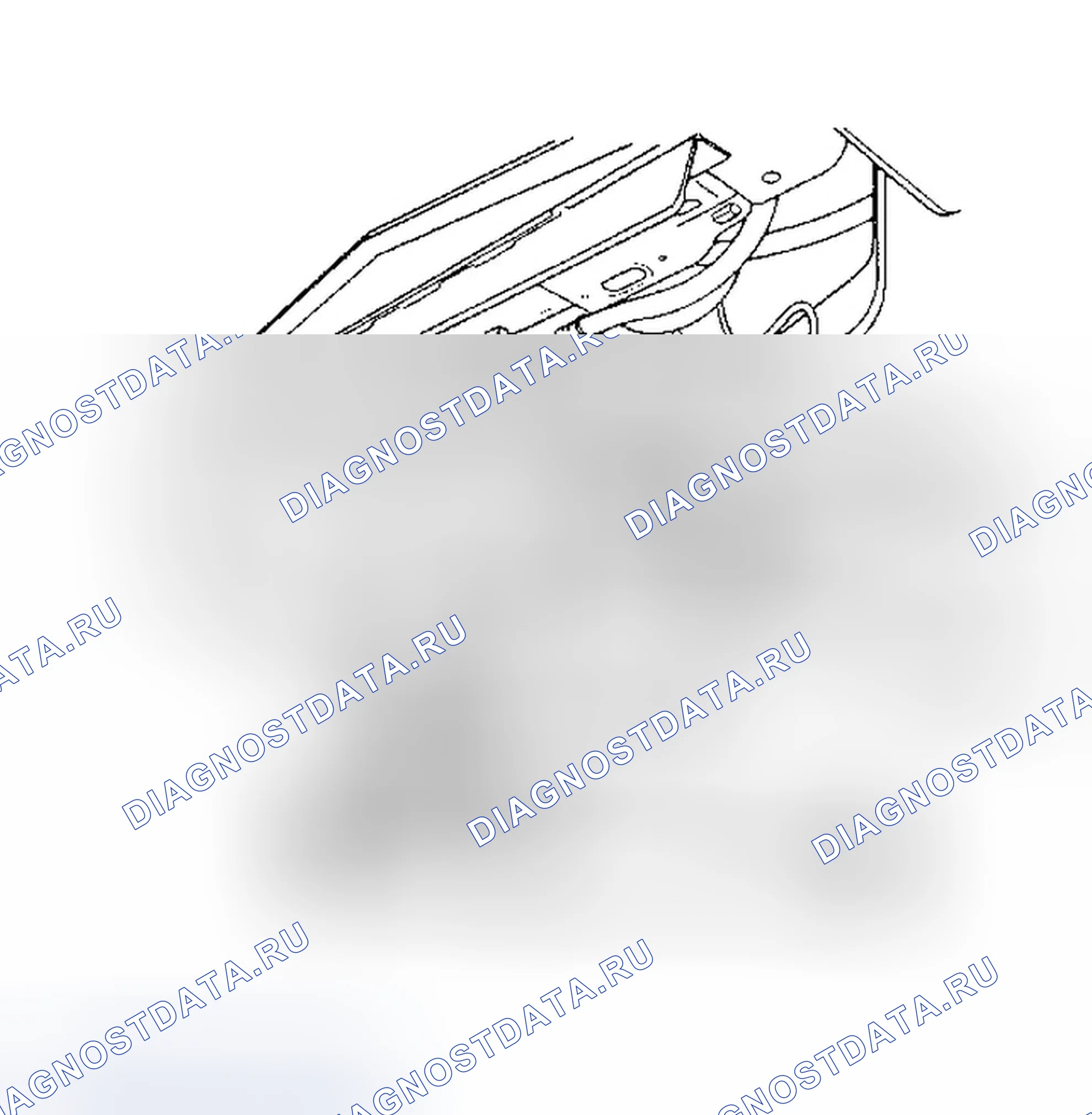 Рис. 12: Под передней рамой. Chevrolet Uplander I